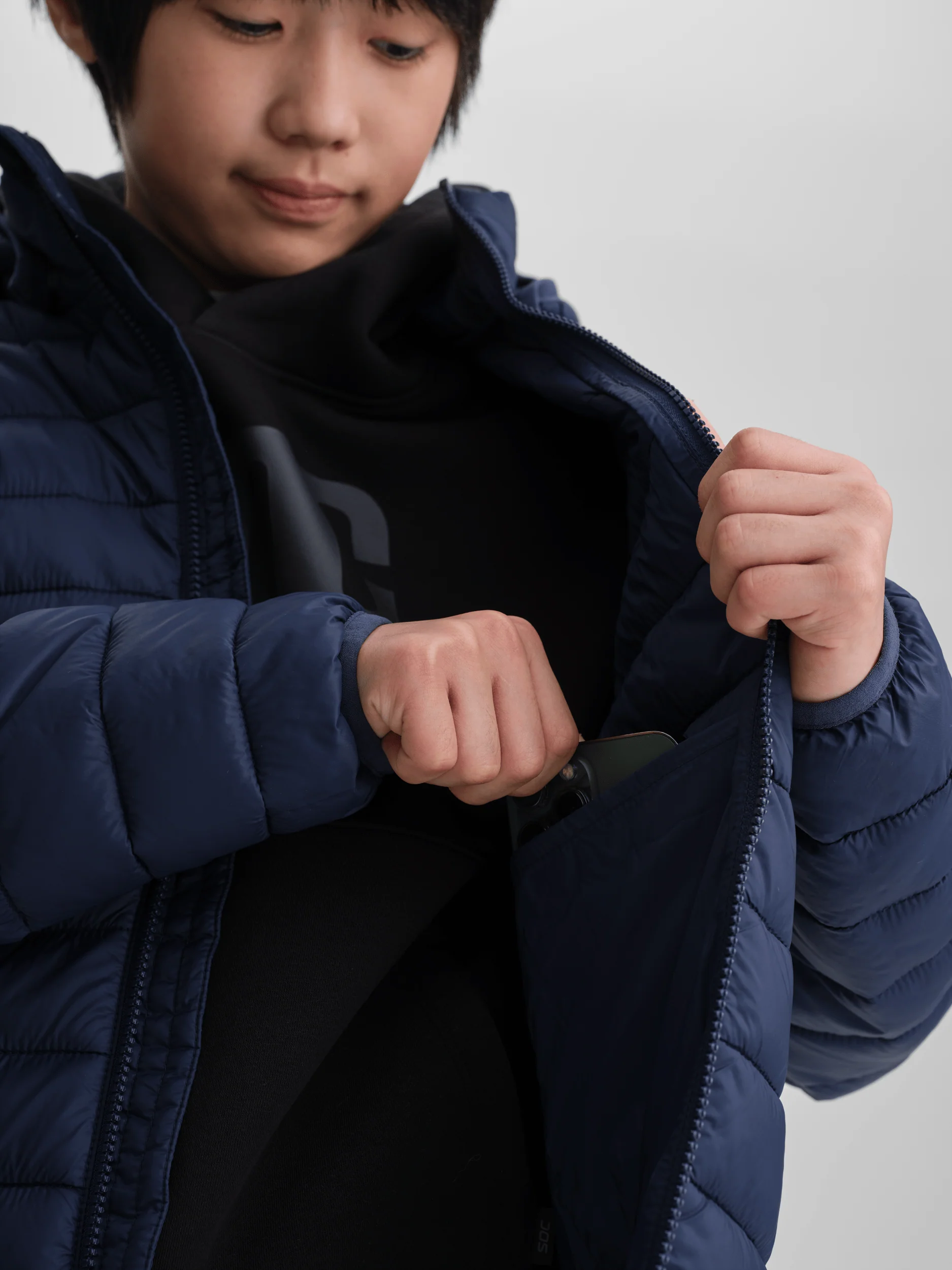 OMU LINER JACKET NAVY - Image 7