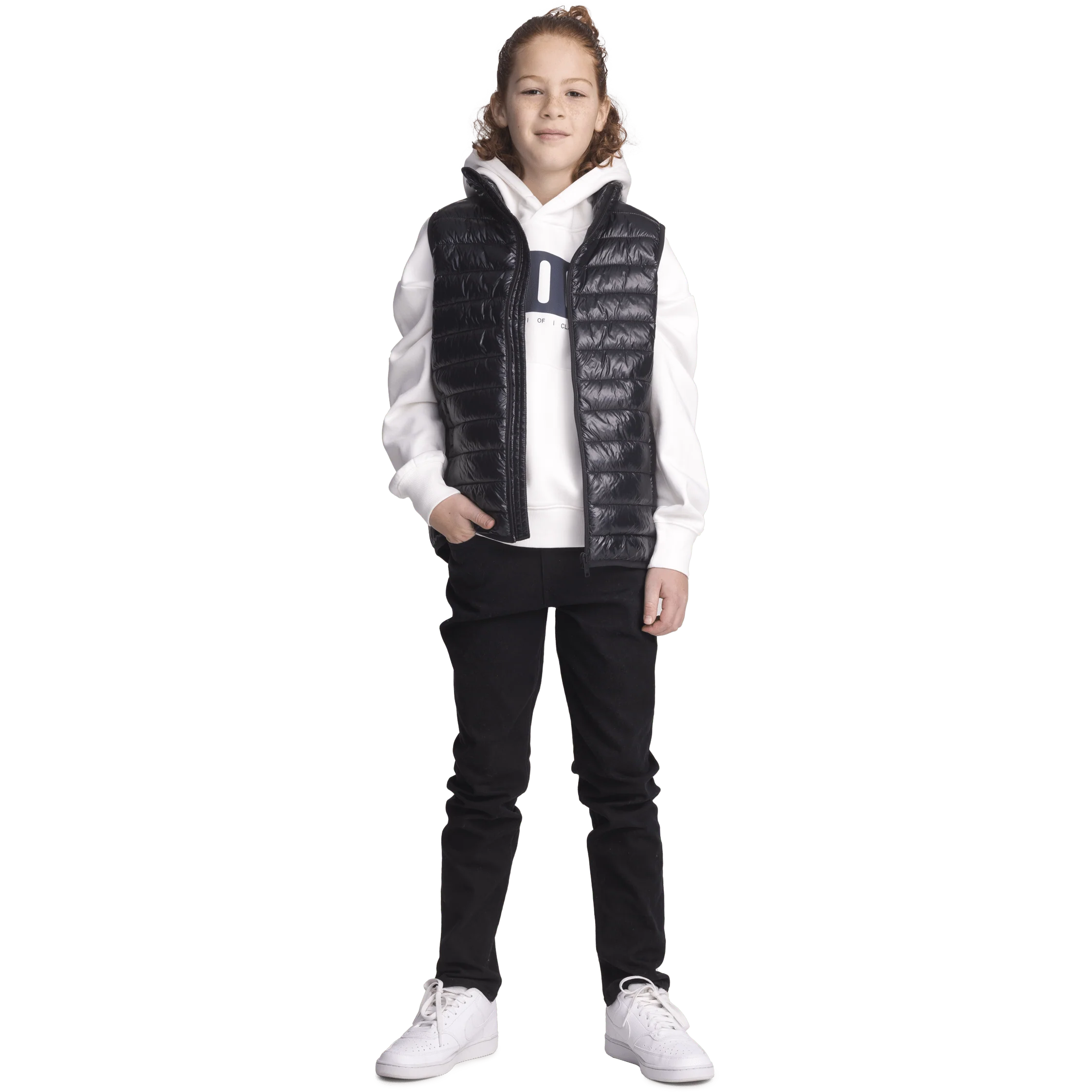 OMU LINER VEST SHINY BLACK JUNIOR - Image 4