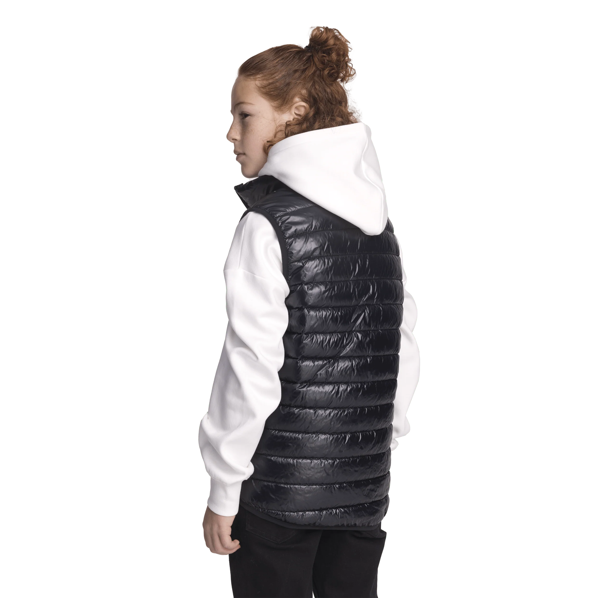 OMU LINER VEST SHINY BLACK JUNIOR - Image 5