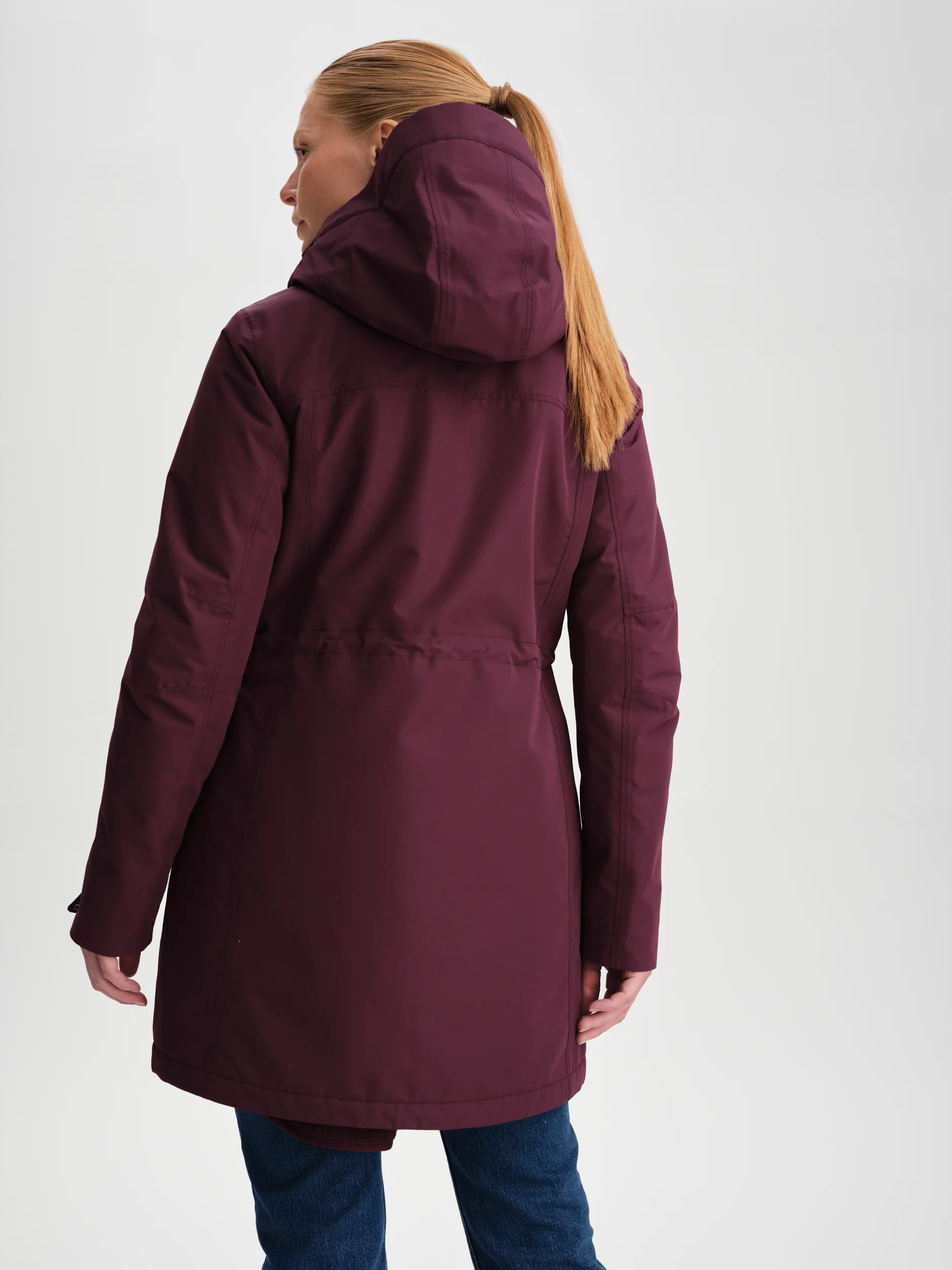 PADDED FUNCTION PARKA BURGUNDY - Image 3