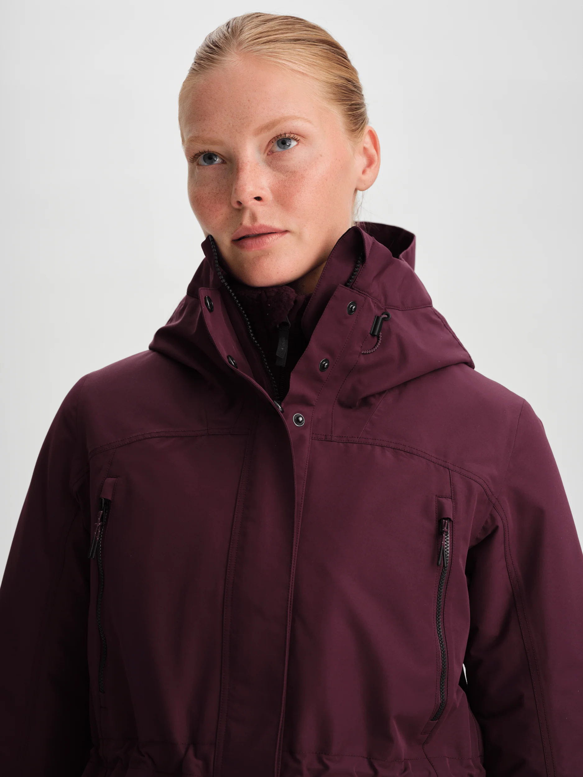 PADDED FUNCTION PARKA BURGUNDY - Image 4
