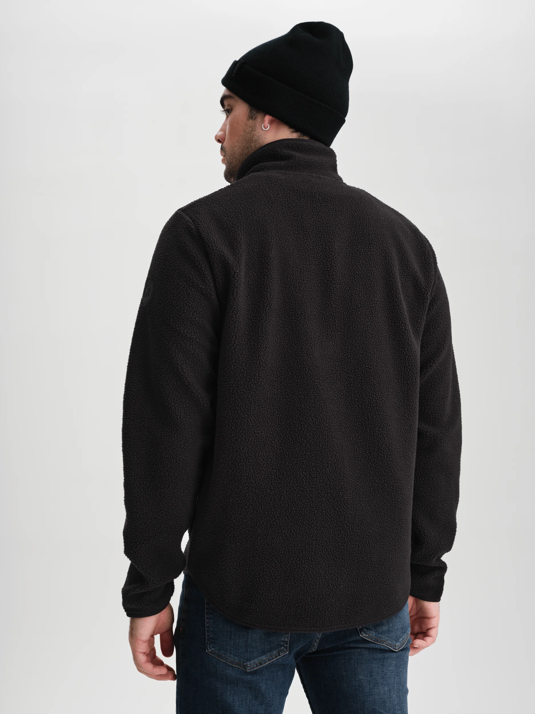 PILE HALFZIP BLACK - Image 3
