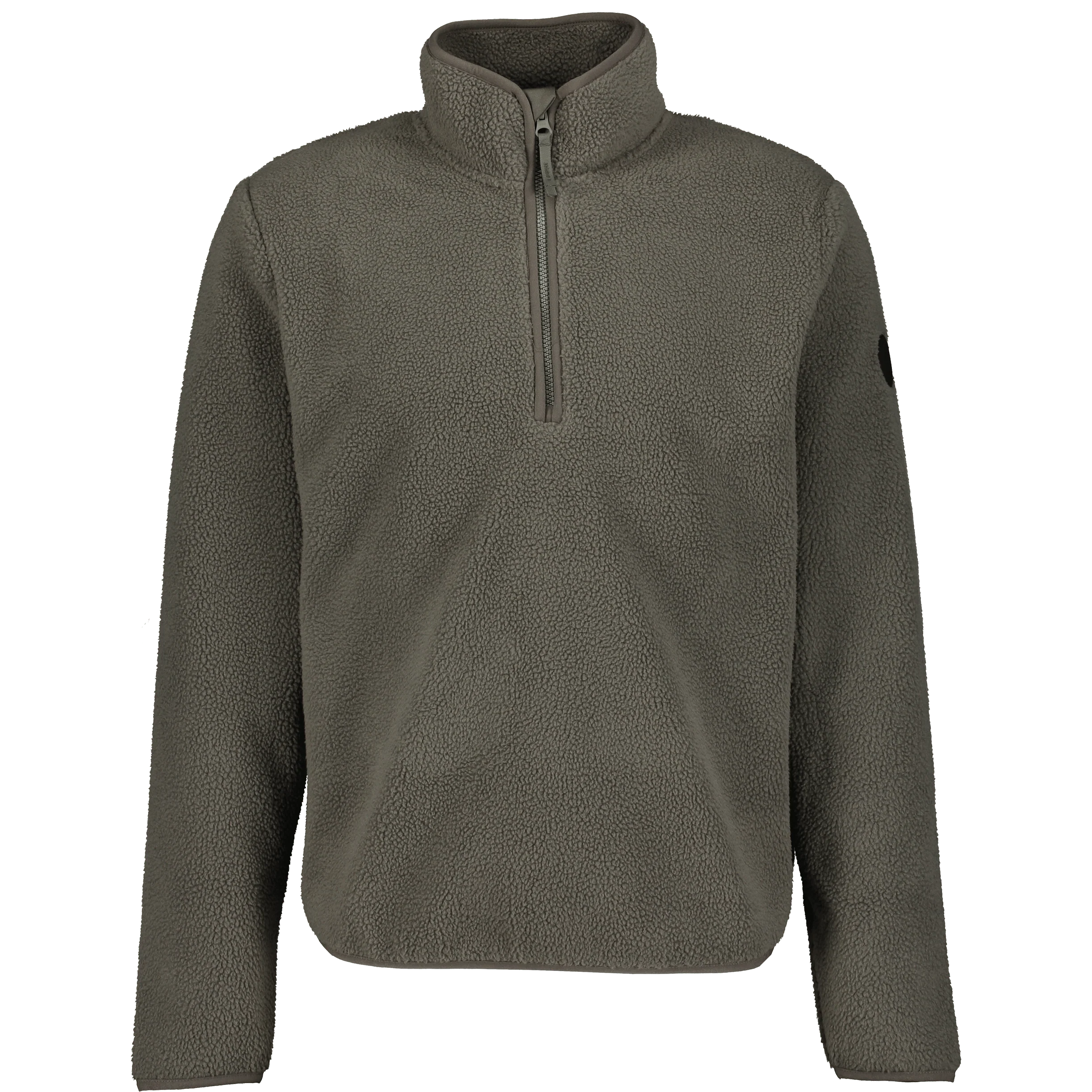 PILE HALFZIP KHAKI GREY - Image 5