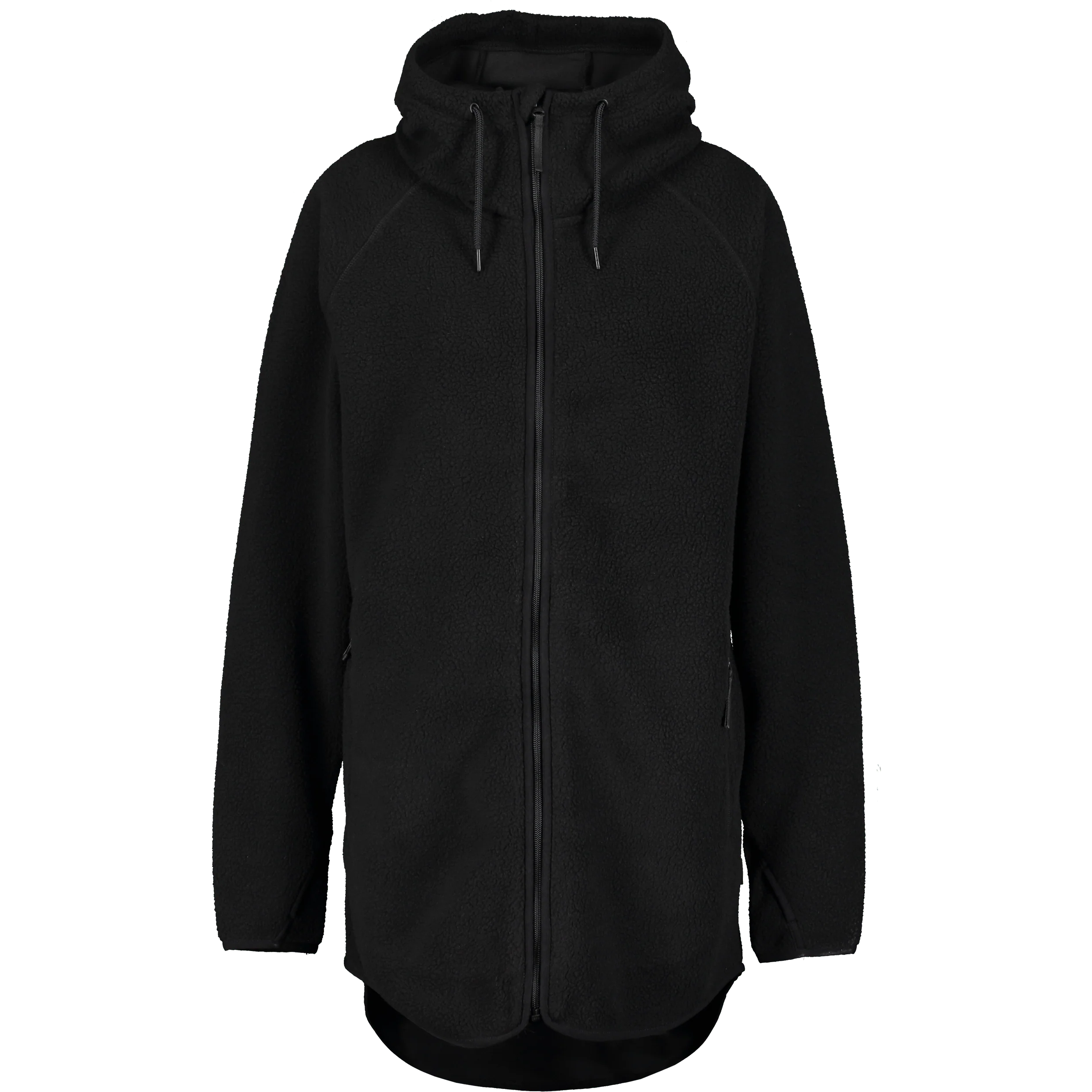 PILE LONG HOOD BLACK - Image 7