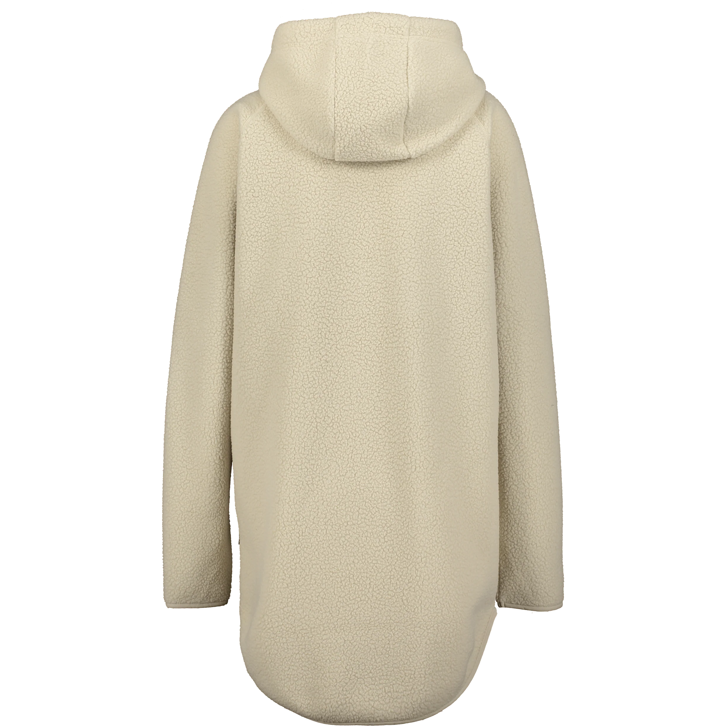 PILE LONG HOOD IVORY BEIGE - Image 8
