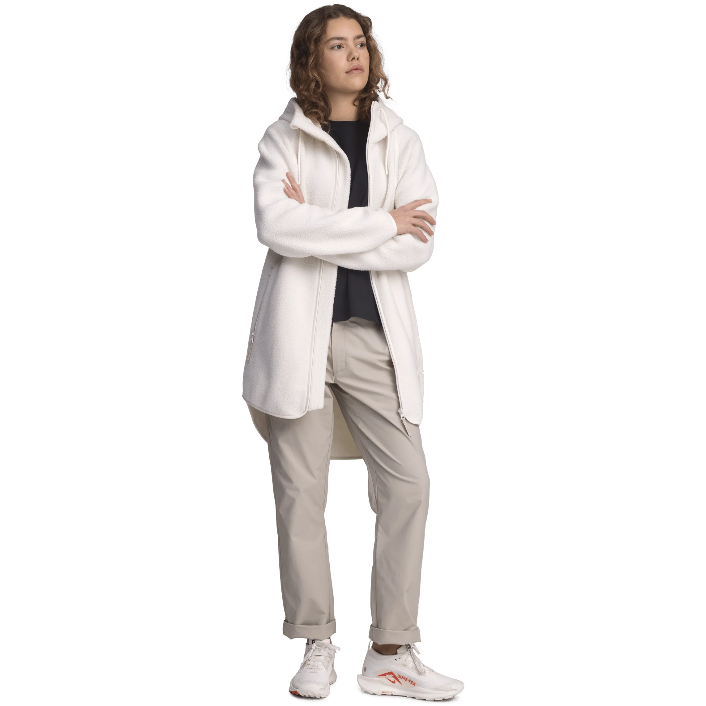 PILE LONG HOOD OFF WHITE - Image 4