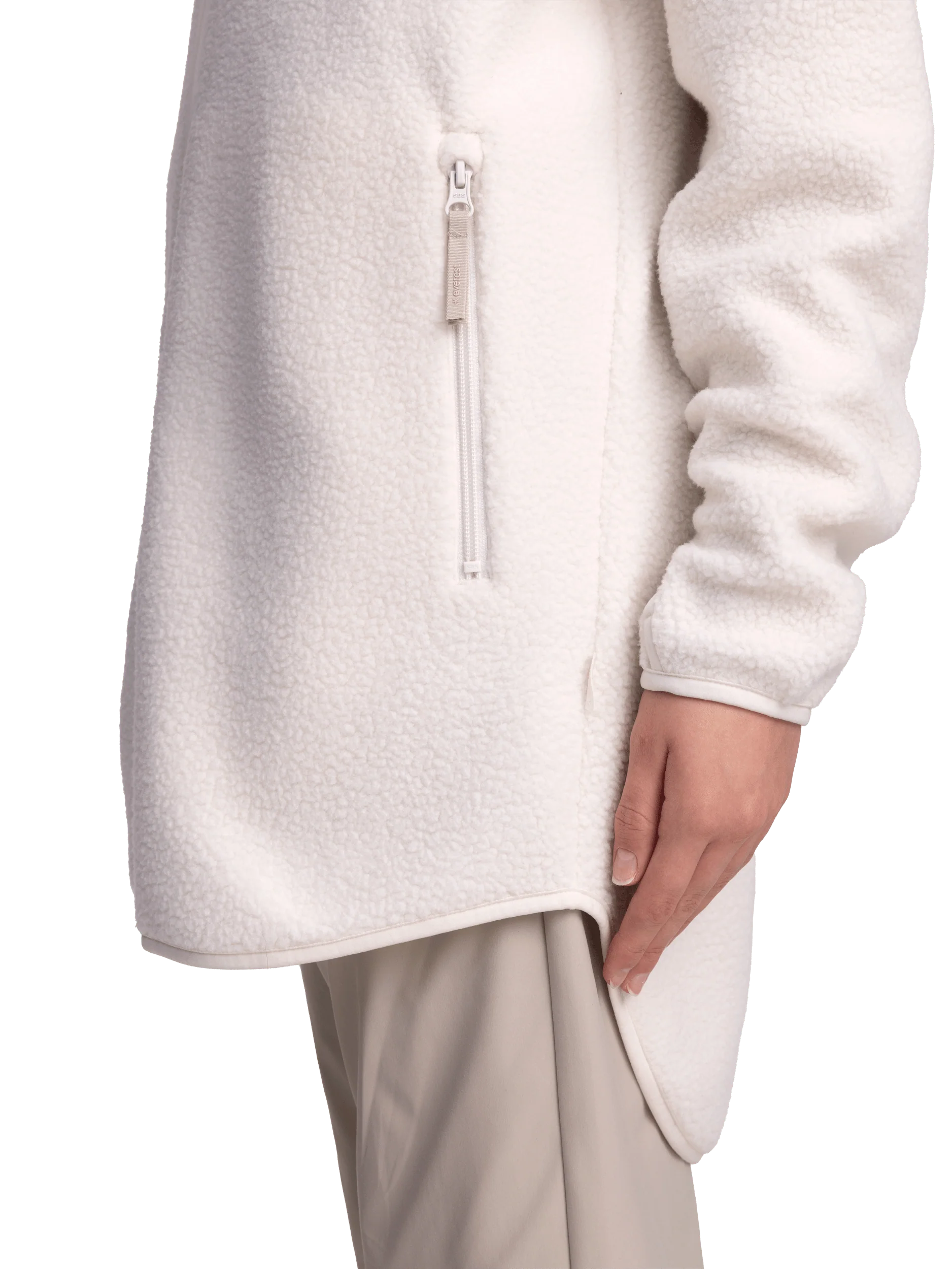 PILE LONG HOOD OFF WHITE - Image 8