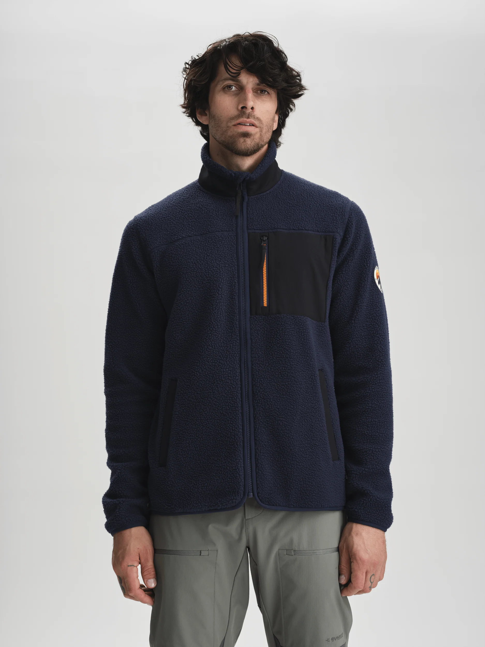 PILE SHIRT RETRO NAVY/BLACK - Image 2
