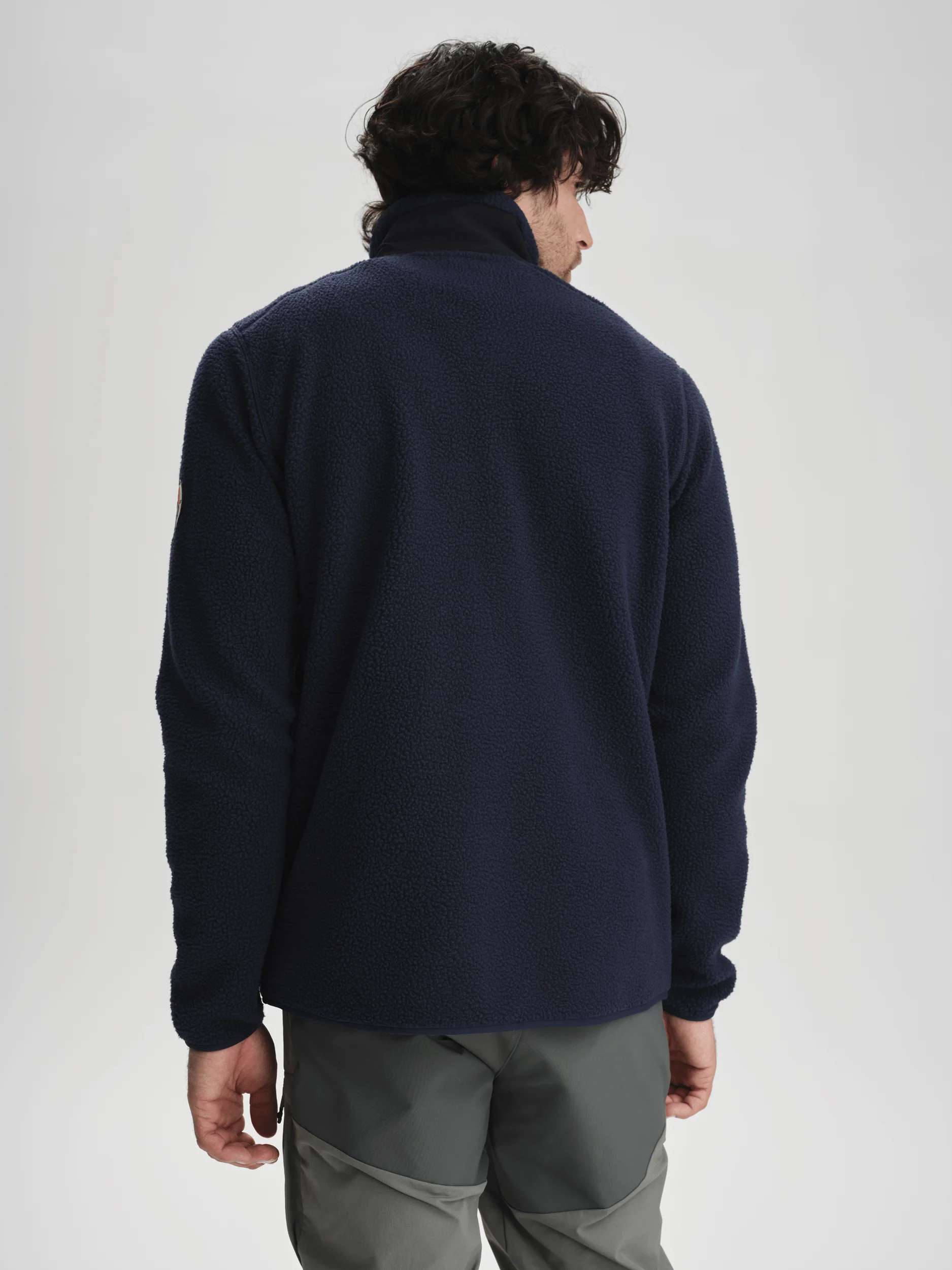 PILE SHIRT RETRO NAVY/BLACK - Image 4