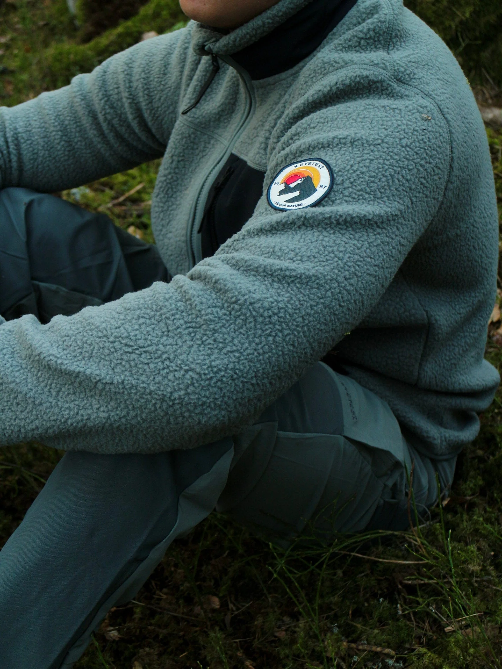 PILE SHIRT RETRO - KHAKI GREY/BLACK - Image 5