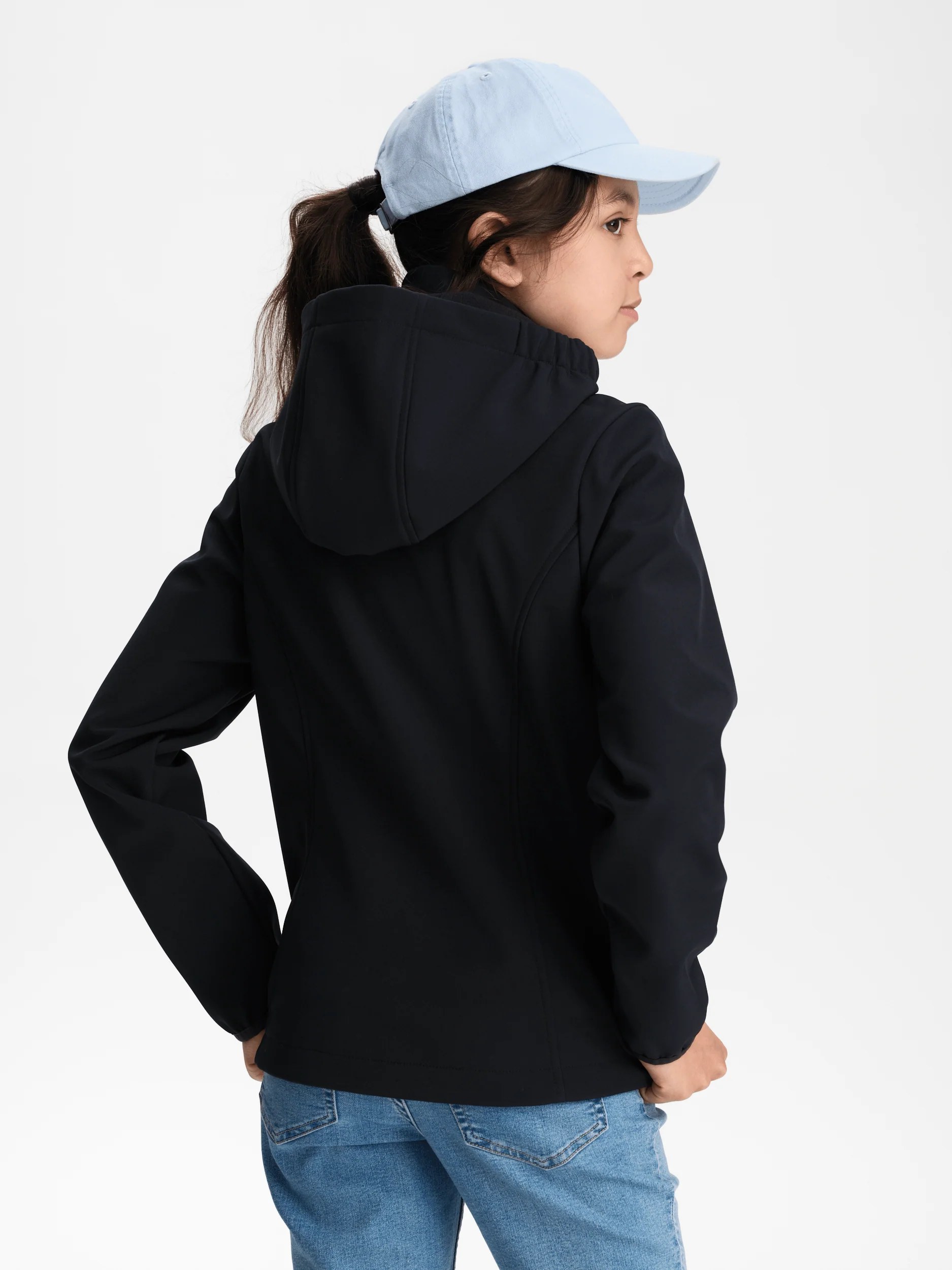 ZINAL SOFTSHELL JACKET BLACK - JUNIOR - Image 3