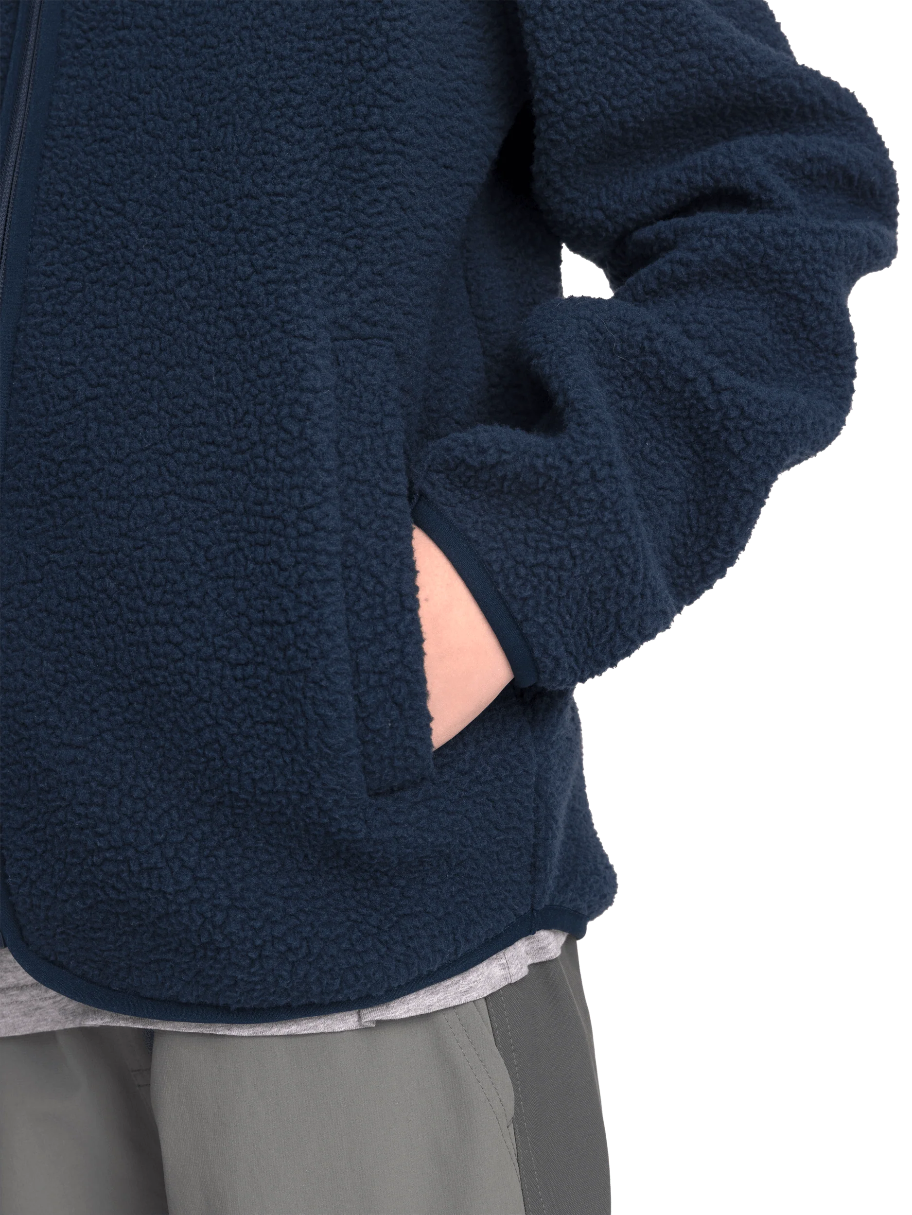 PILE ZIP SHIRT DEEP NAVY JUNIOR - Image 6