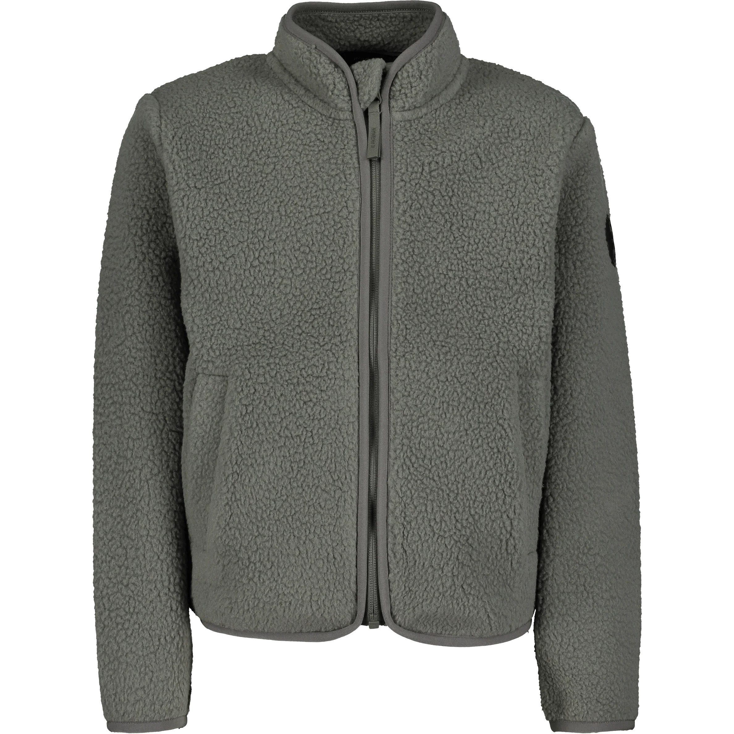 PILE ZIP SHIRT KHAKI GREY JUNIOR - Image 5