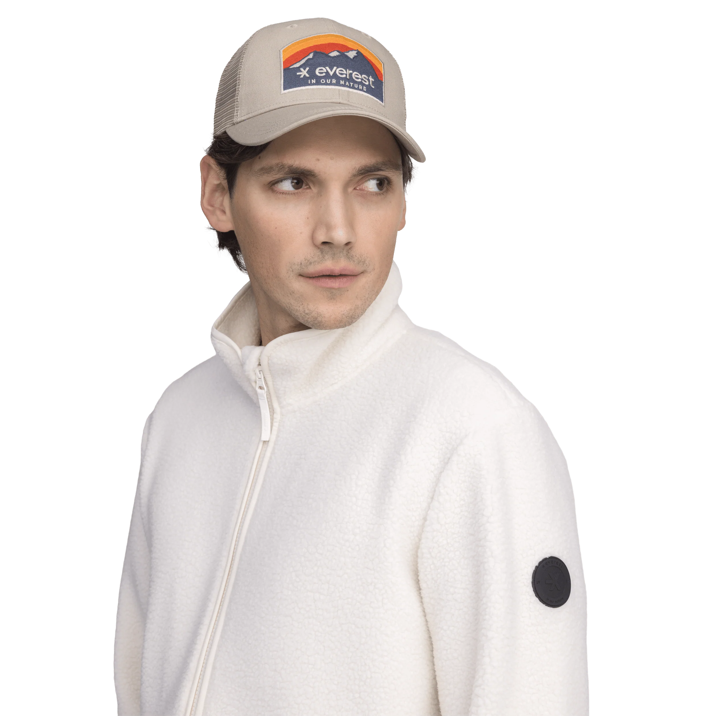 PILE ZIP SHIRT OFF WHITE - Image 4