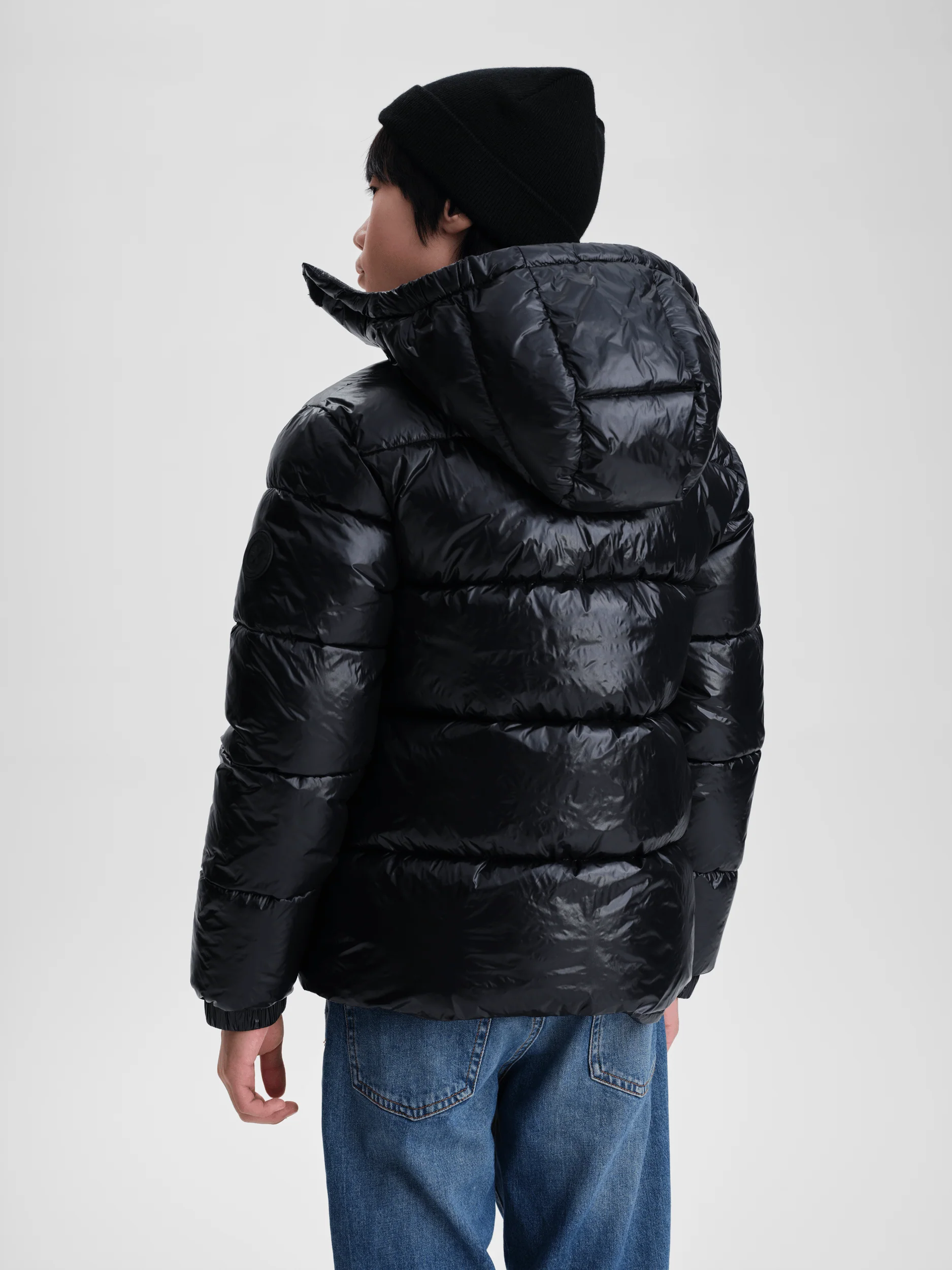 PRIEL JACKET  BLACK SHINY JUNIOR - Image 3