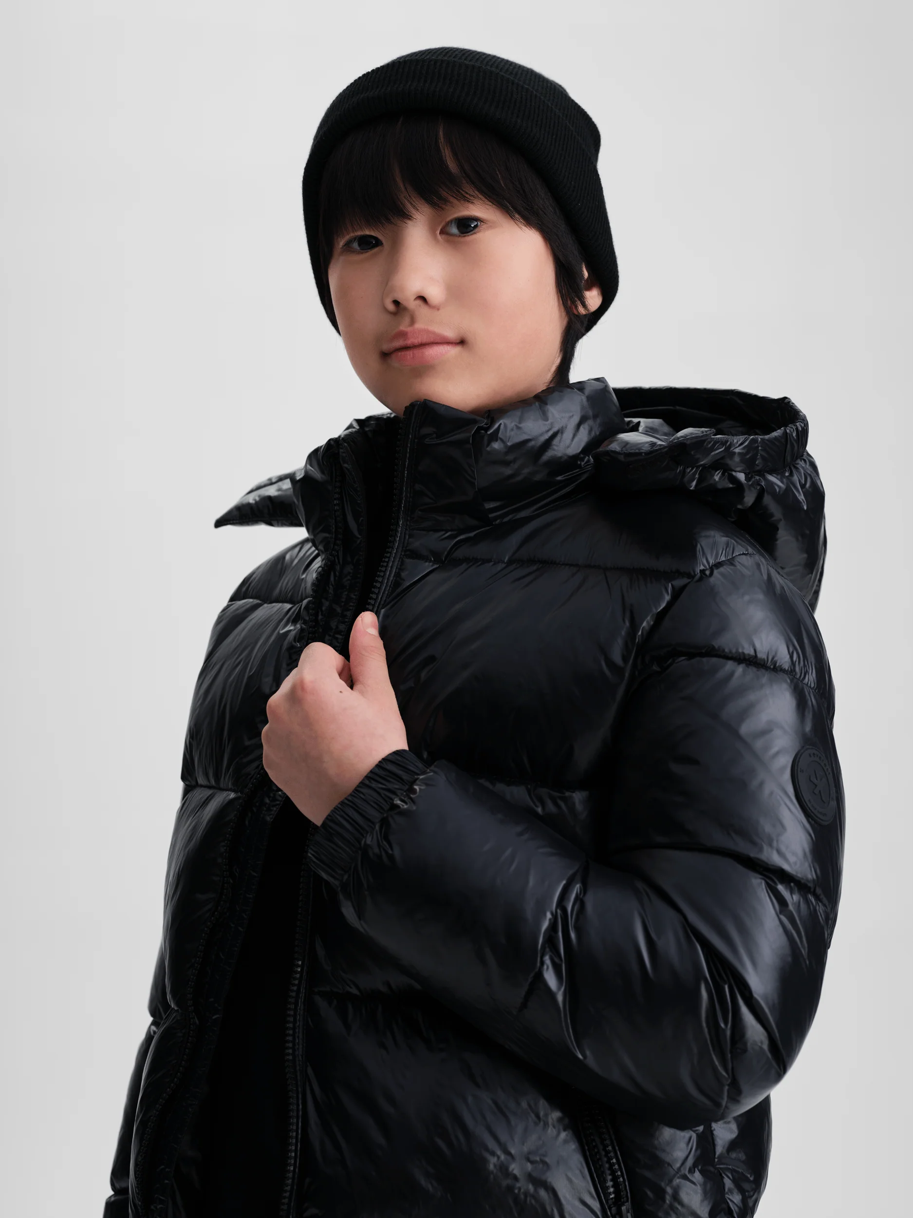 PRIEL JACKET  BLACK SHINY JUNIOR - Image 4