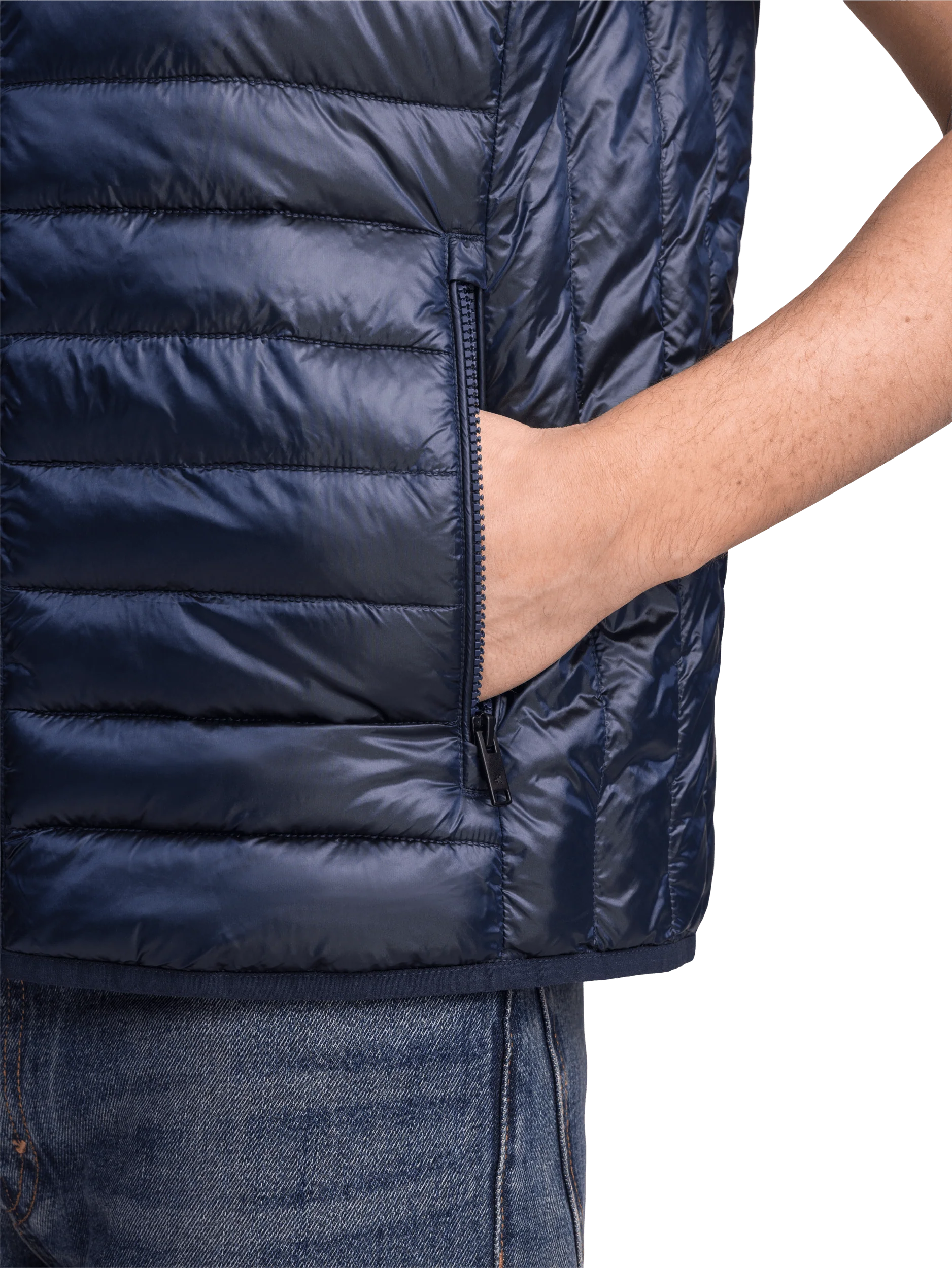PRIEL LINER VEST NAVY - Image 5