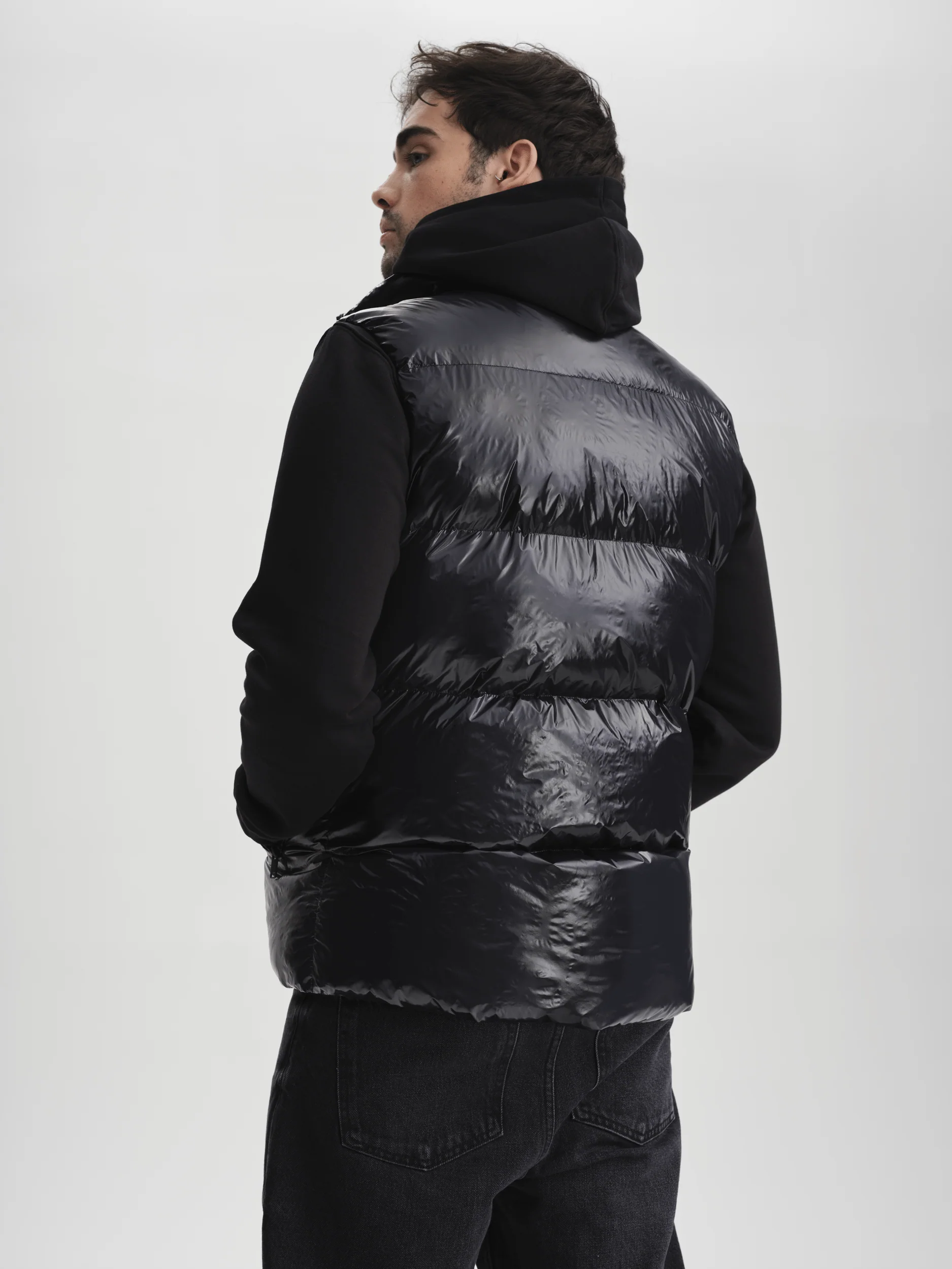 PRIEL VEST BLACK SHINY MEN - Image 3