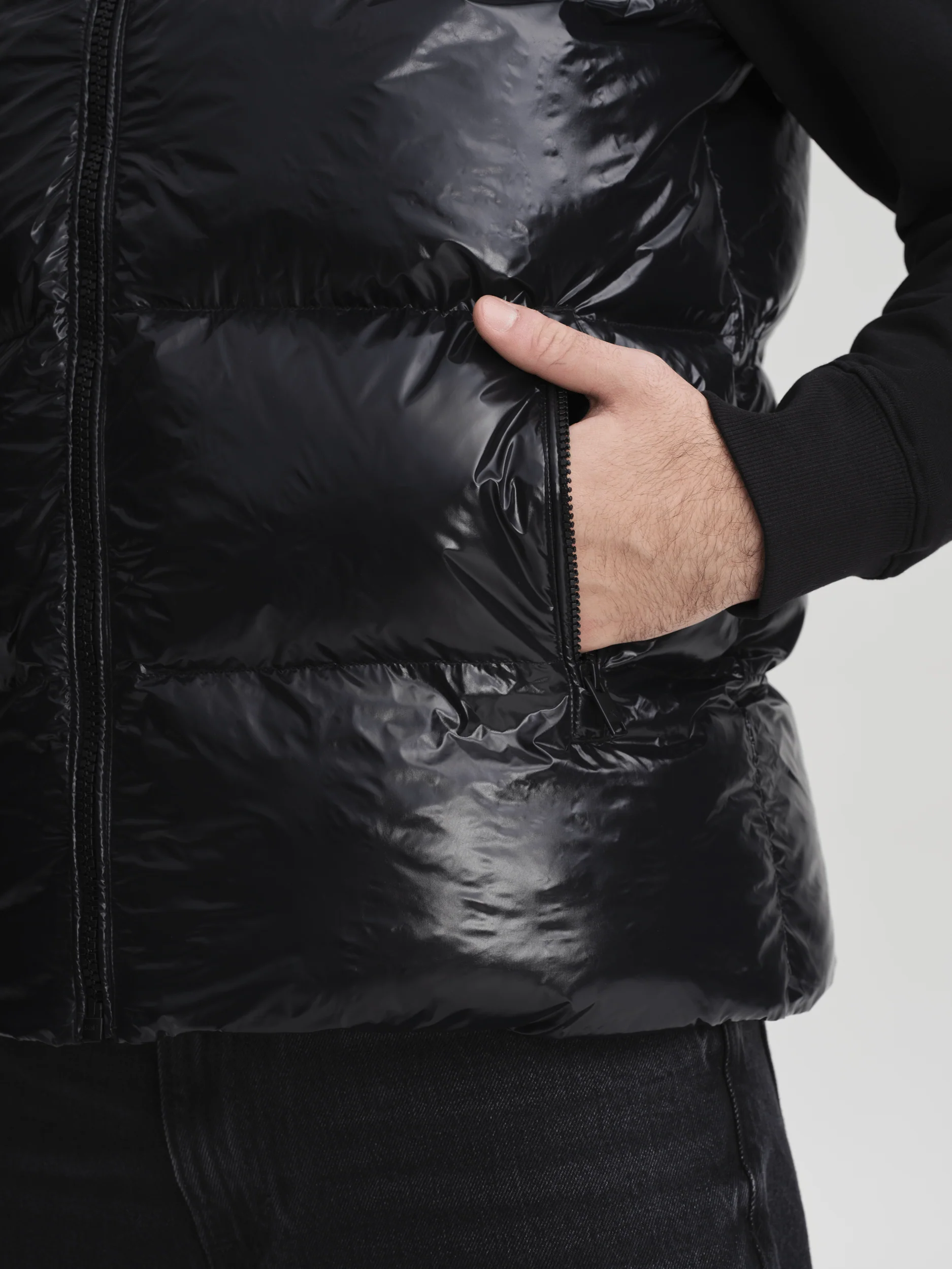 PRIEL VEST BLACK SHINY MEN - Image 5