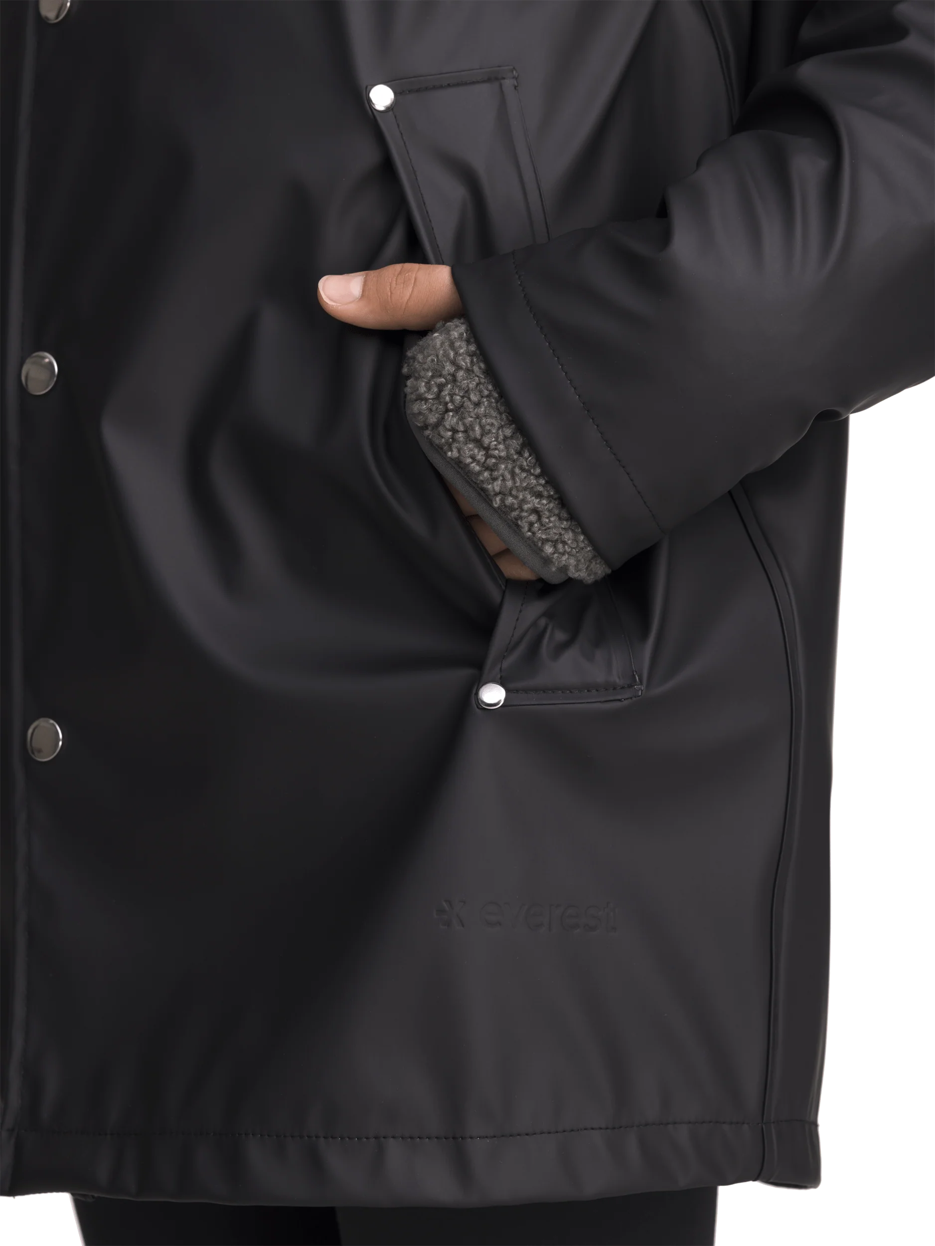 RAIN COAT BLACK - Image 5