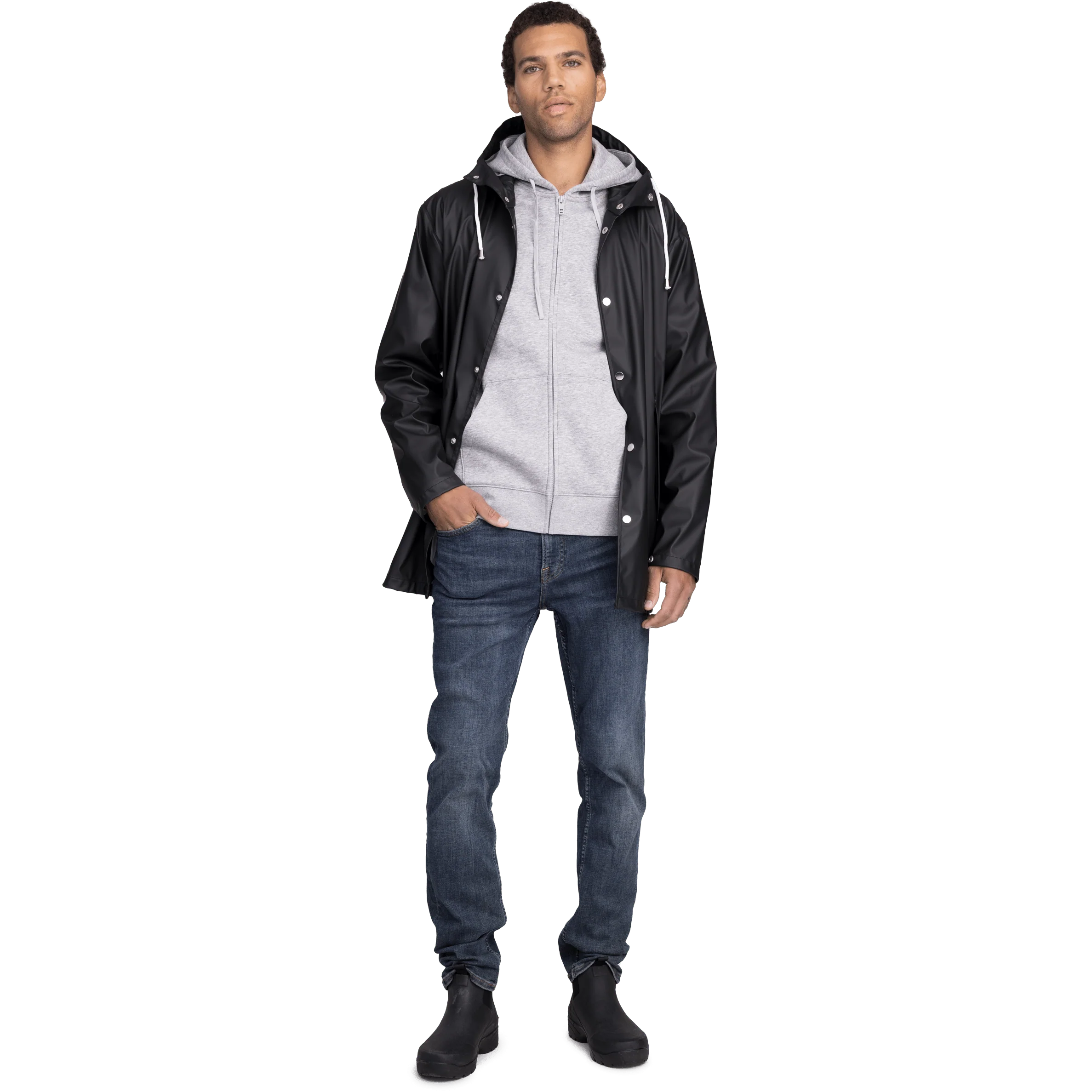 RAIN COAT BLACK - Image 7