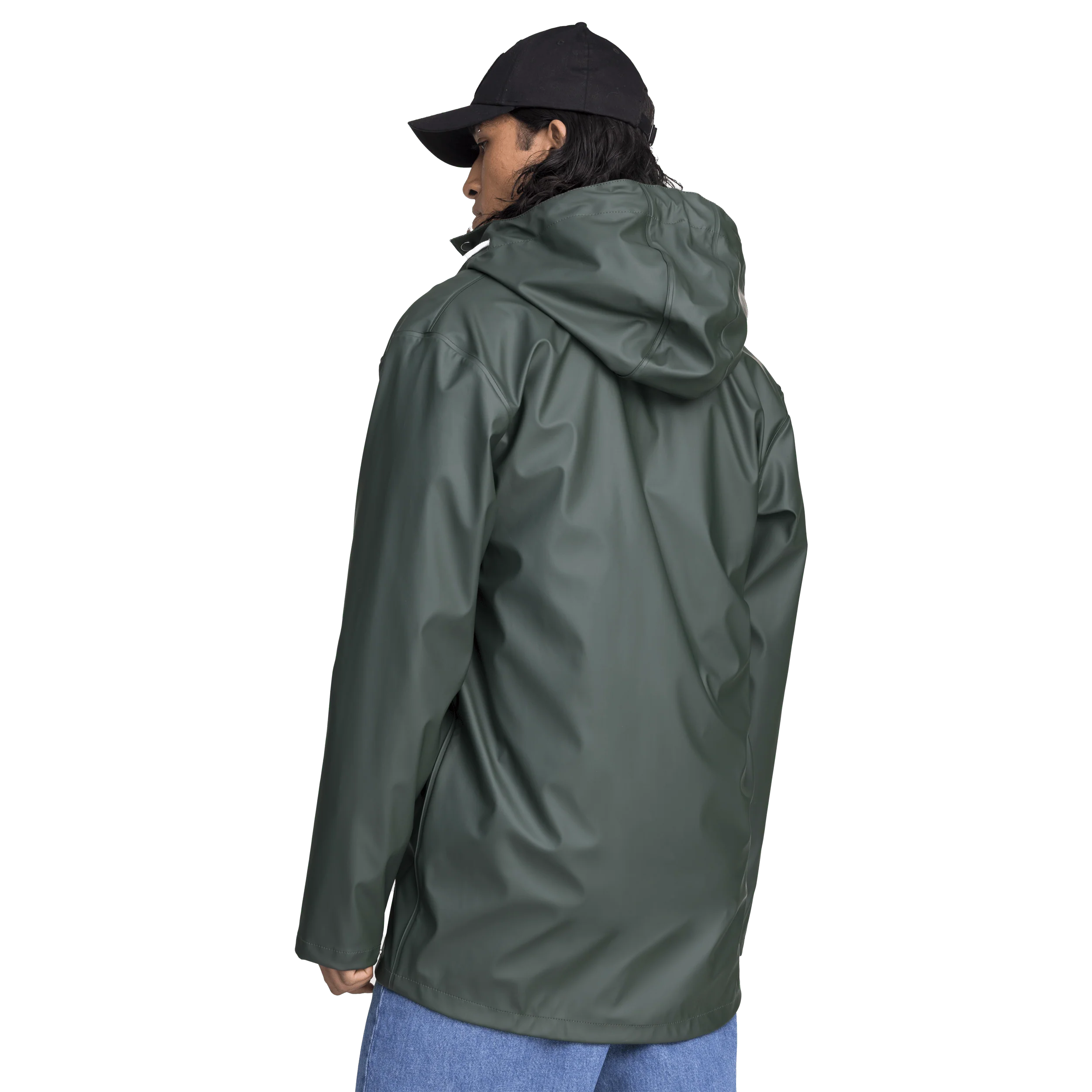 RAIN COAT DARK GREEN - Image 5