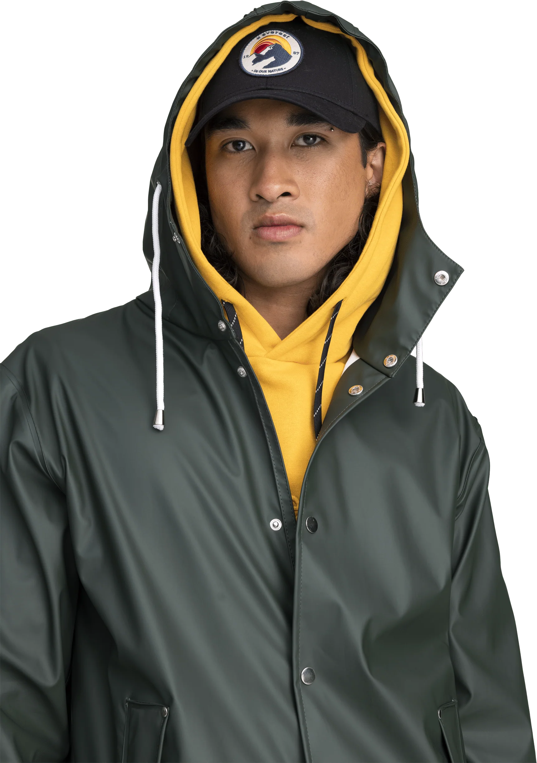 RAIN COAT DARK GREEN - Image 6