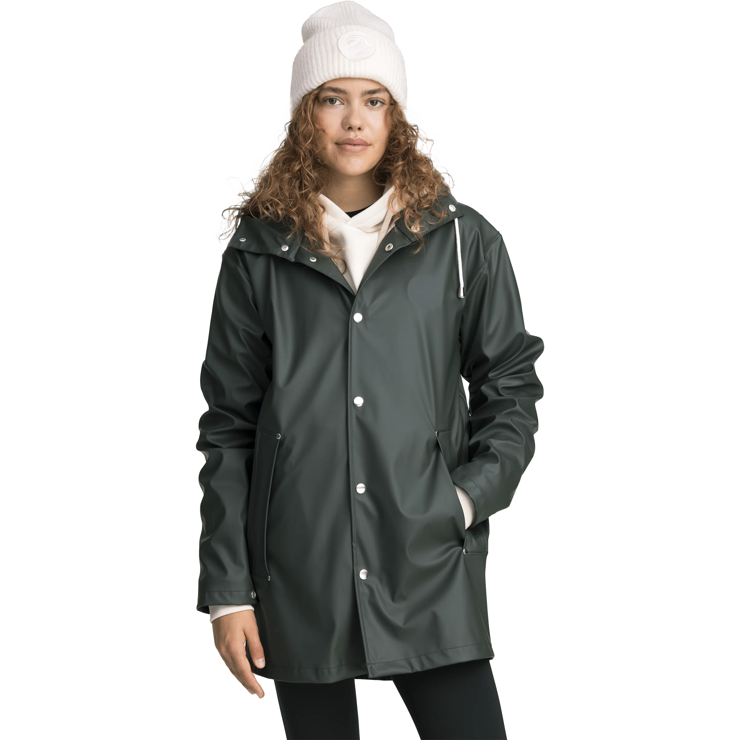 RAIN COAT DARK GREEN - Image 7