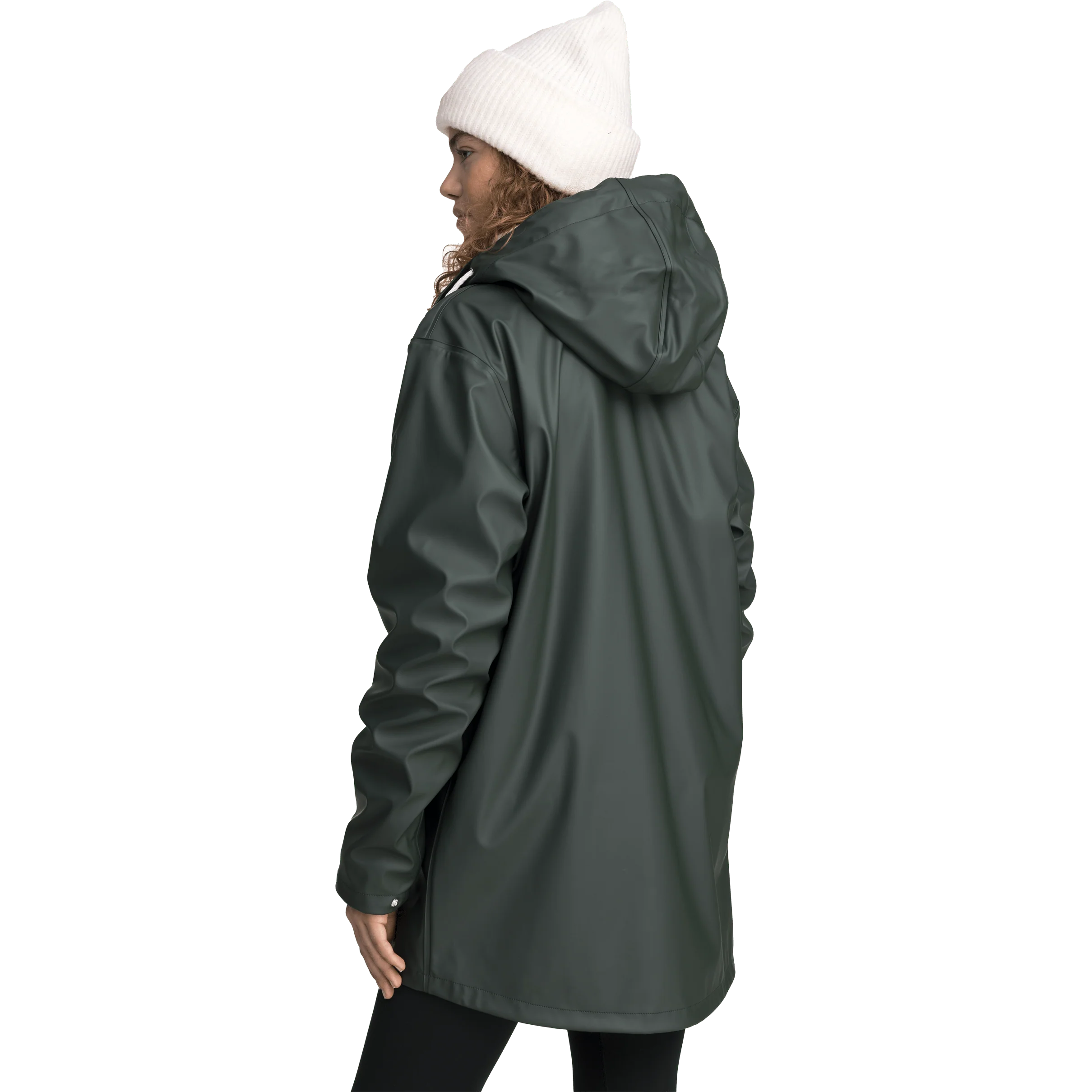 RAIN COAT DARK GREEN - Image 9