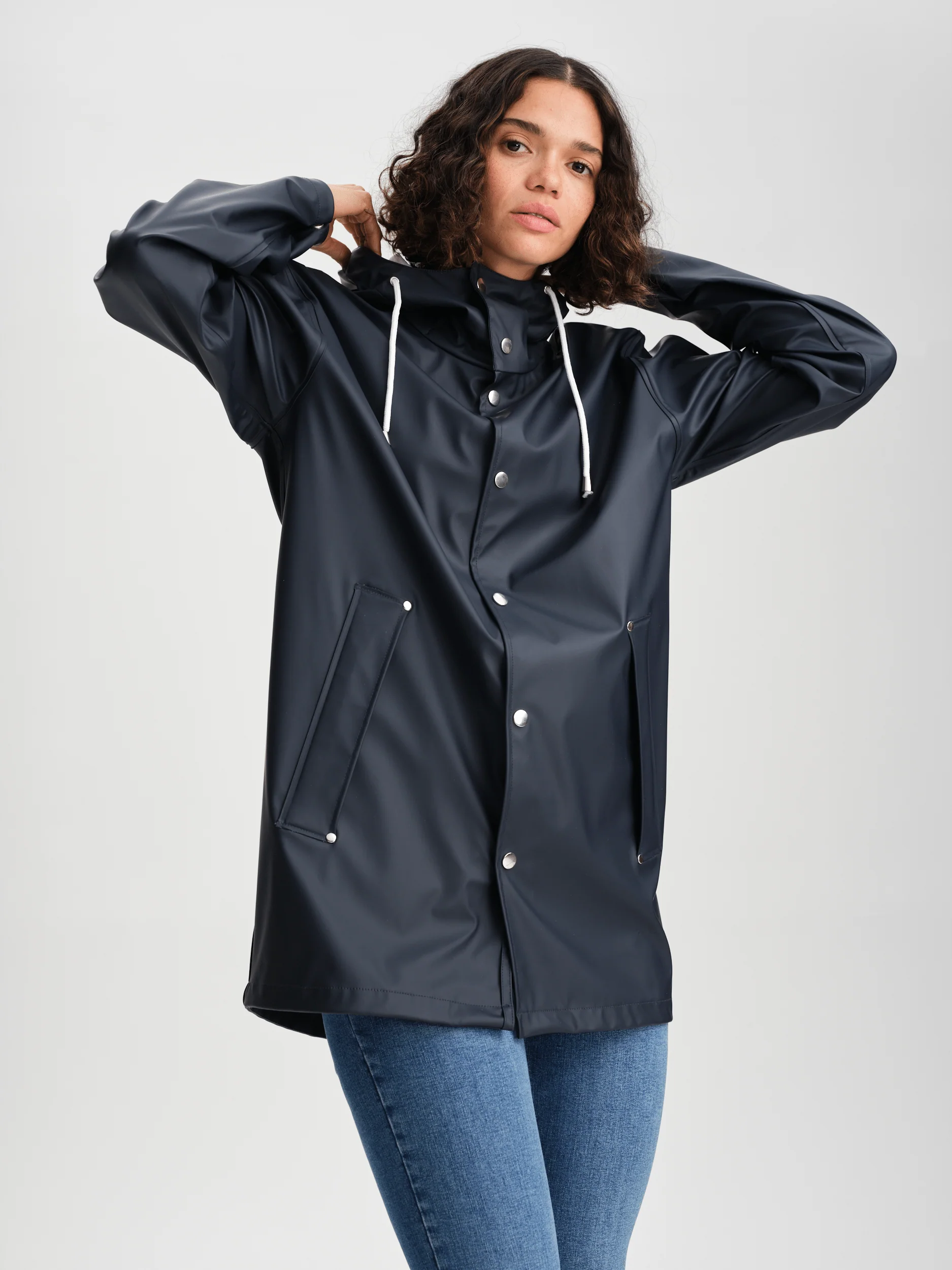RAIN COAT NAVY - Image 4