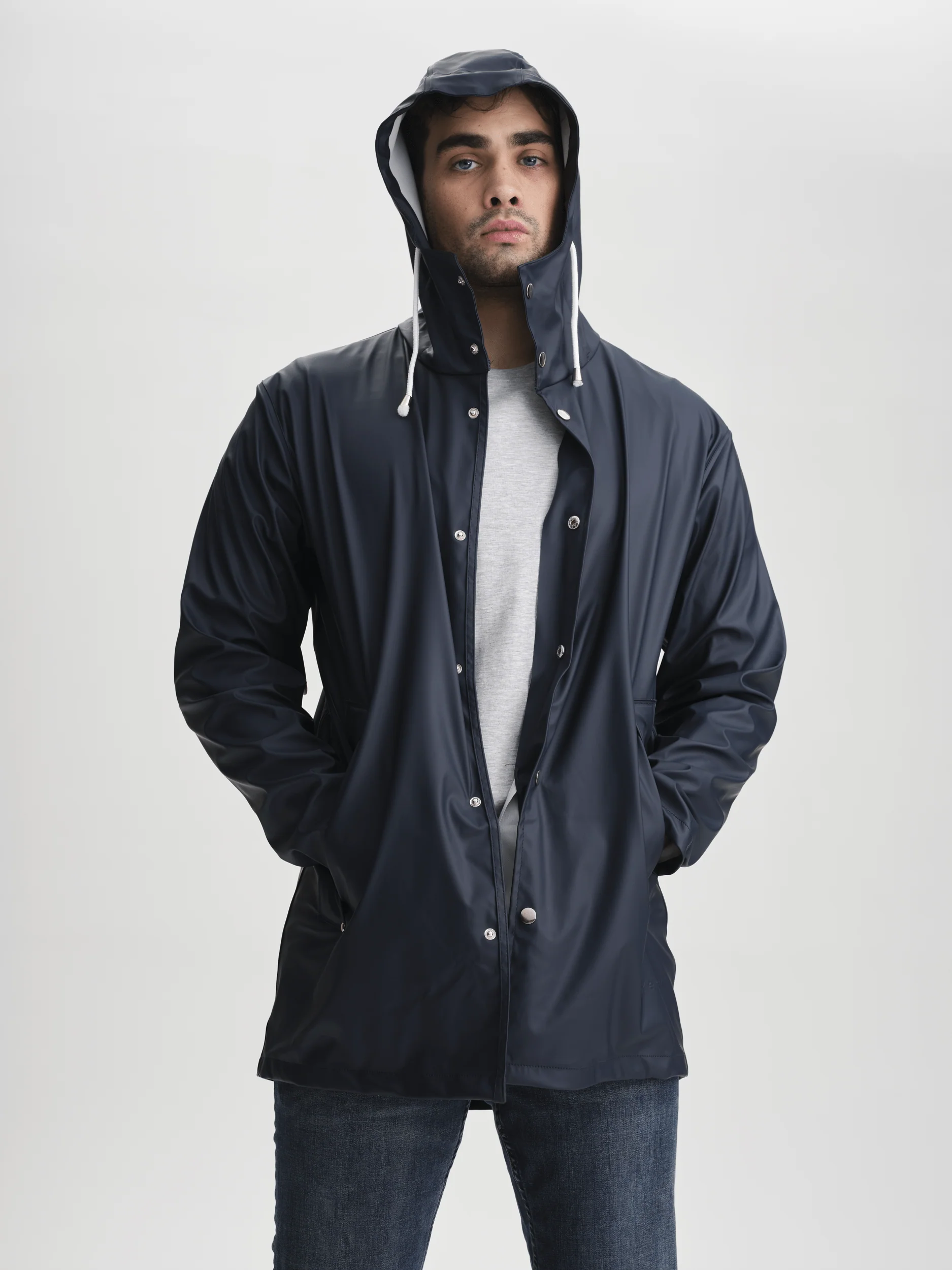 RAIN COAT NAVY - Image 9