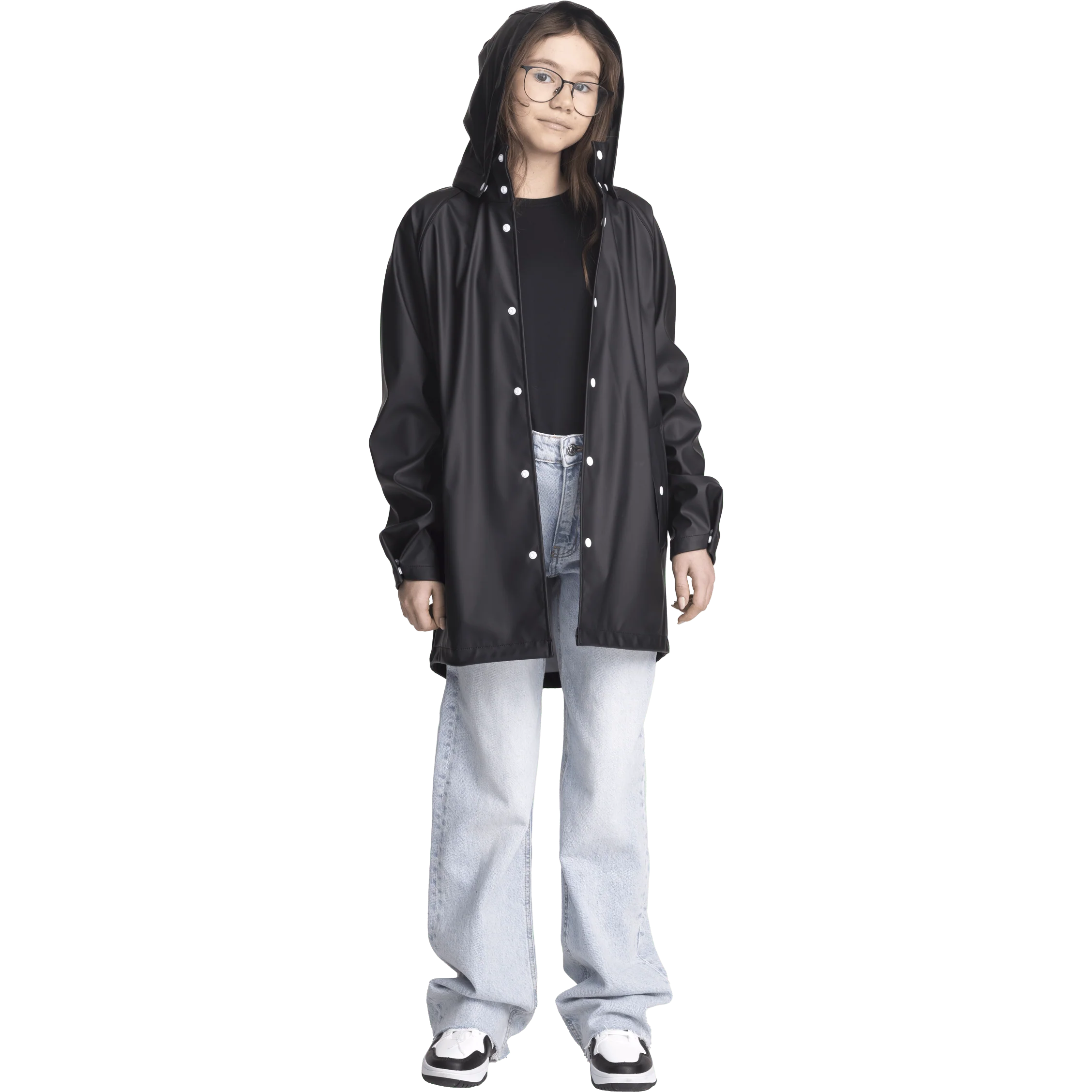 RAIN COAT BLACK JUNIOR - Image 3