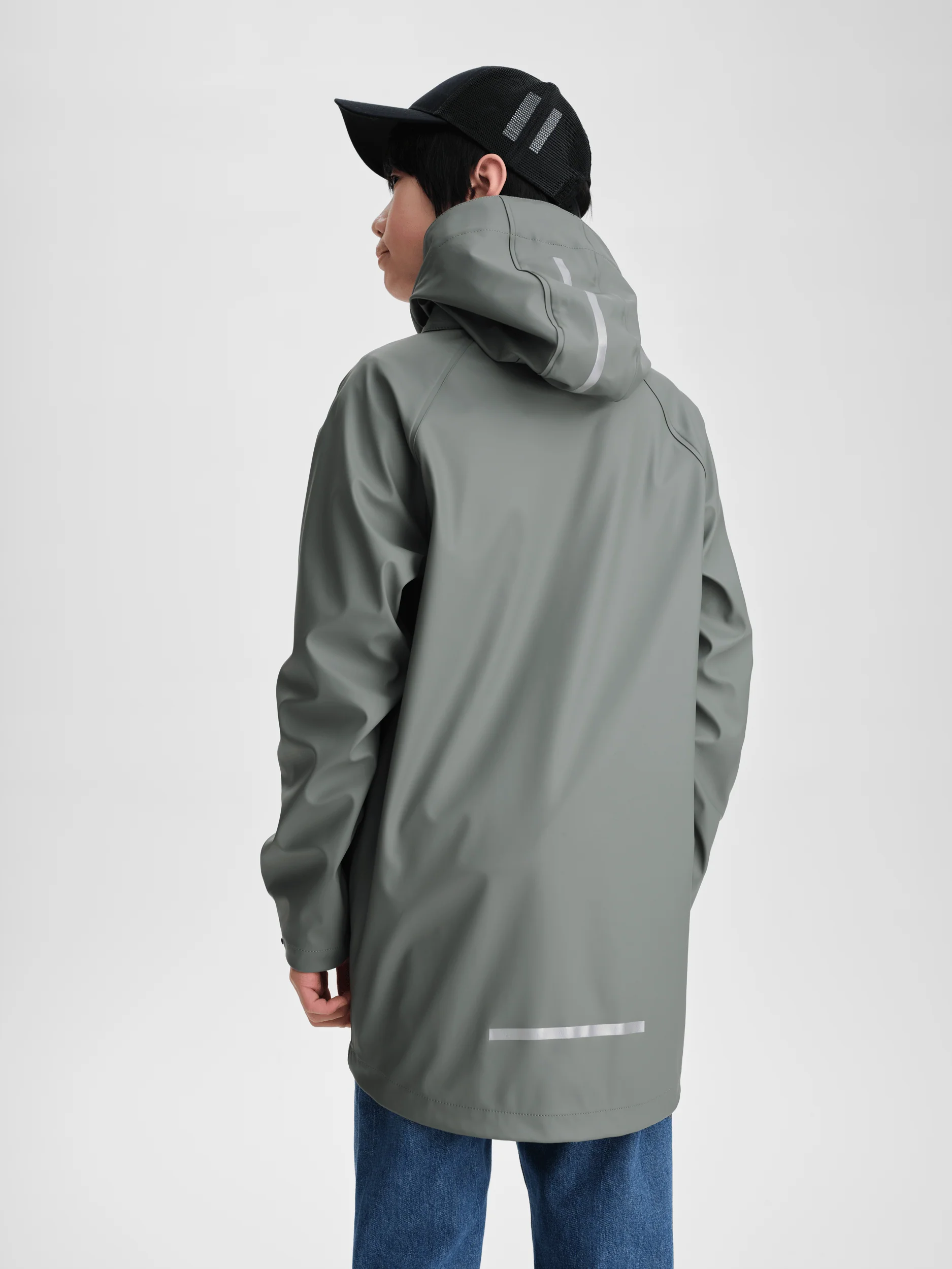 RAIN COAT KHAKI GREY JUNIOR - Image 5