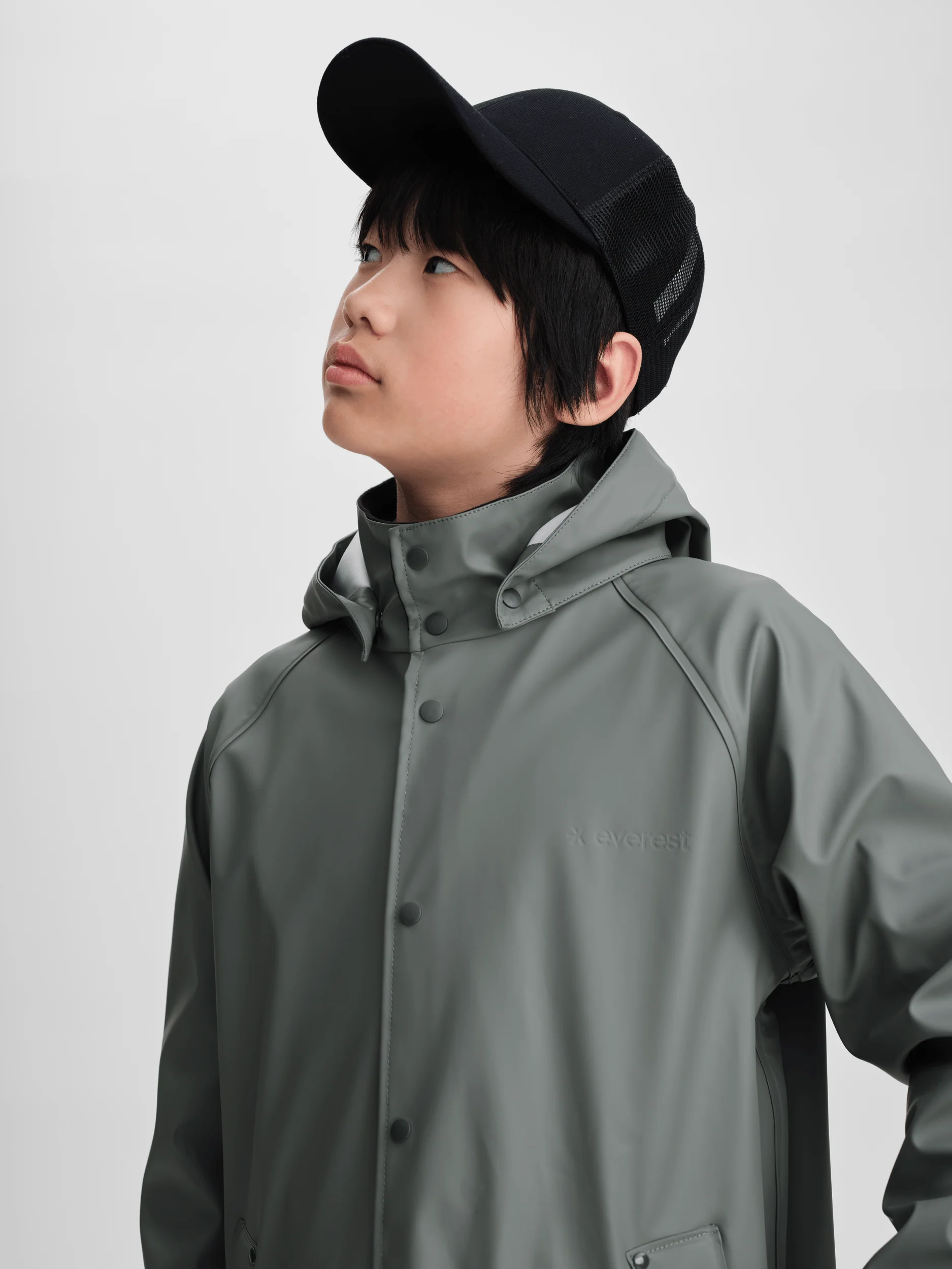 RAIN COAT KHAKI GREY JUNIOR - Image 6