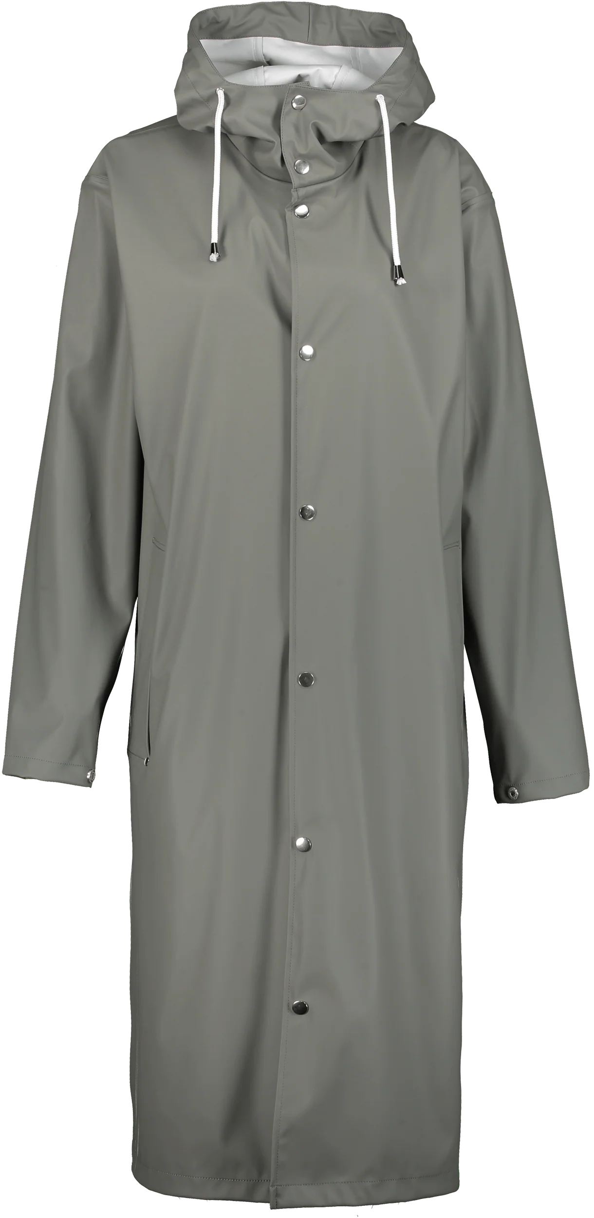 RAIN COAT LONG KHAKI GREY - Image 7