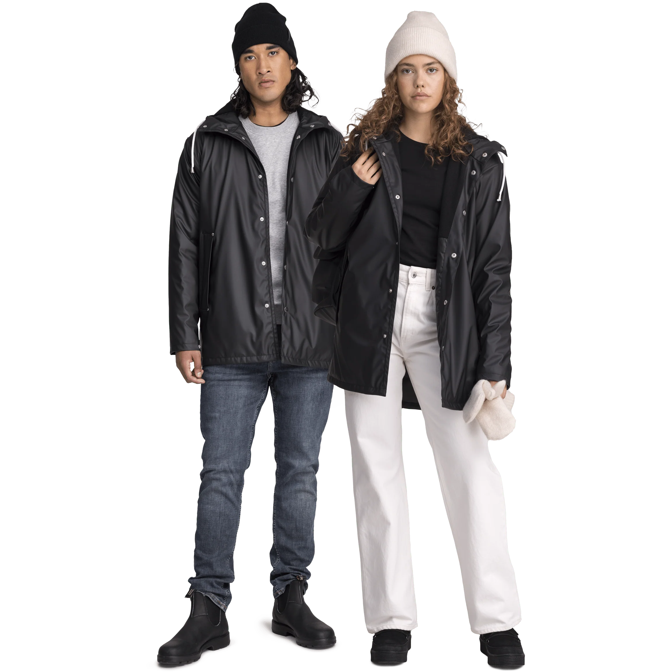 RAIN WARM COAT BLACK - Image 11
