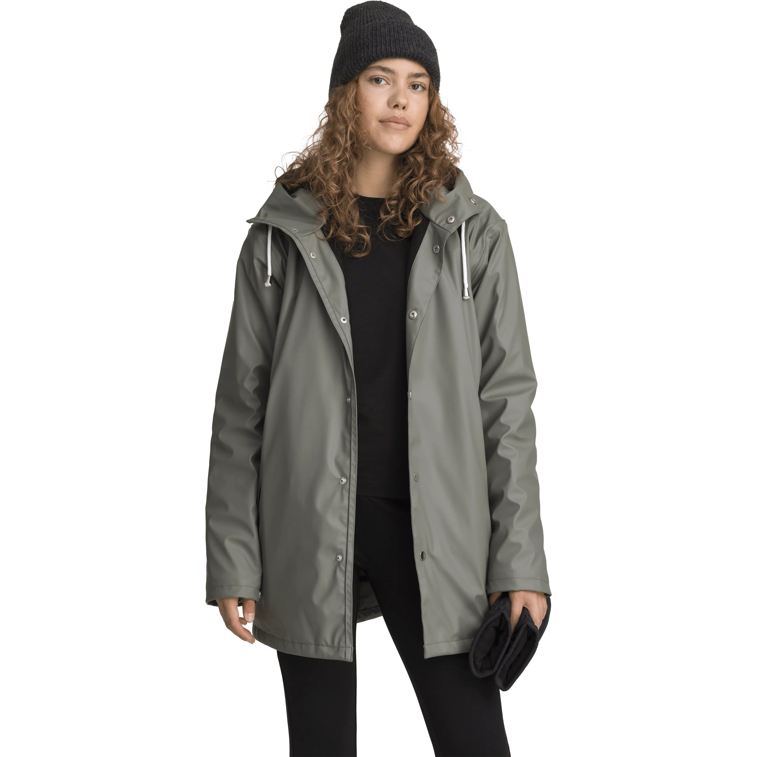 RAIN WARM COAT KHAKI GREY - Image 6