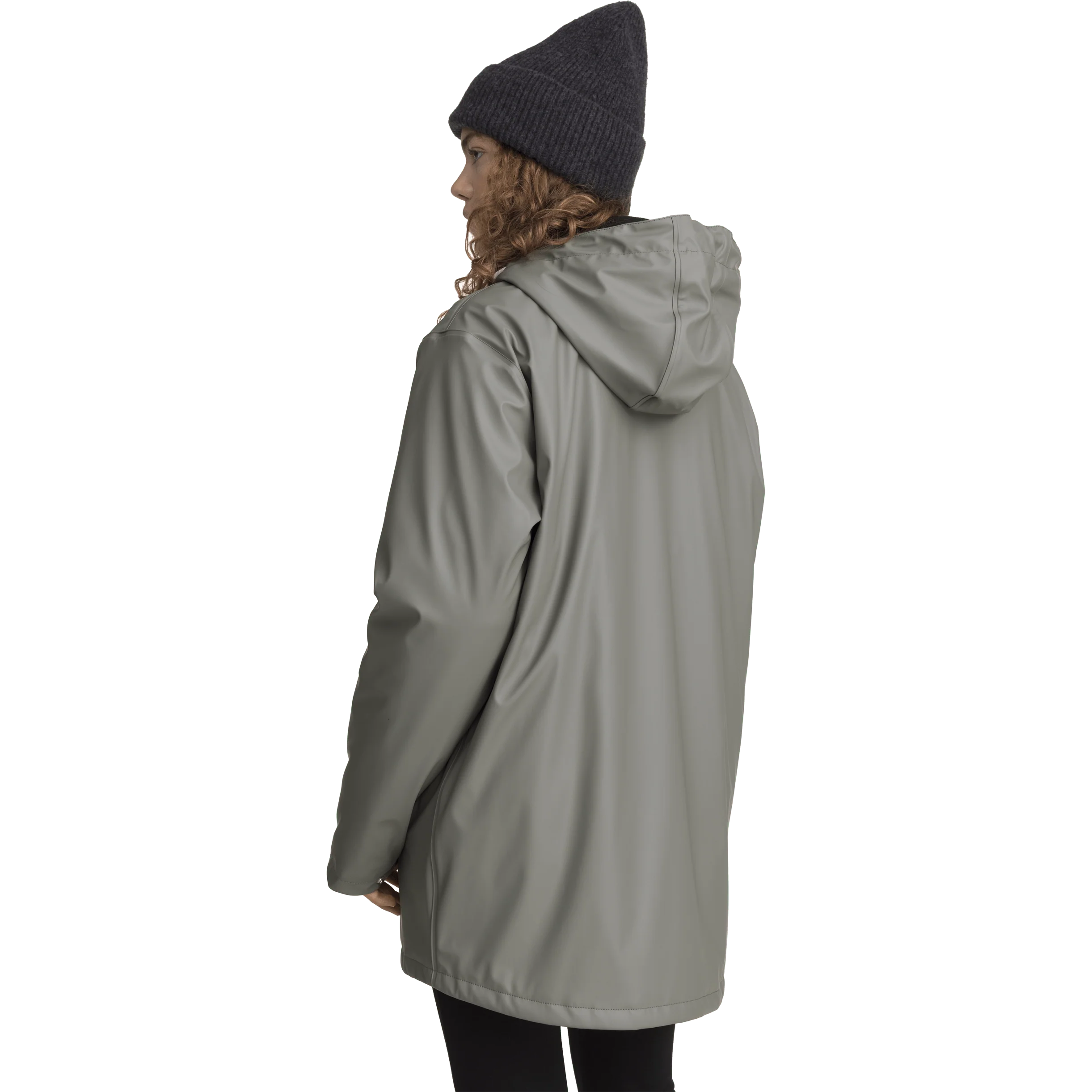 RAIN WARM COAT KHAKI GREY - Image 8