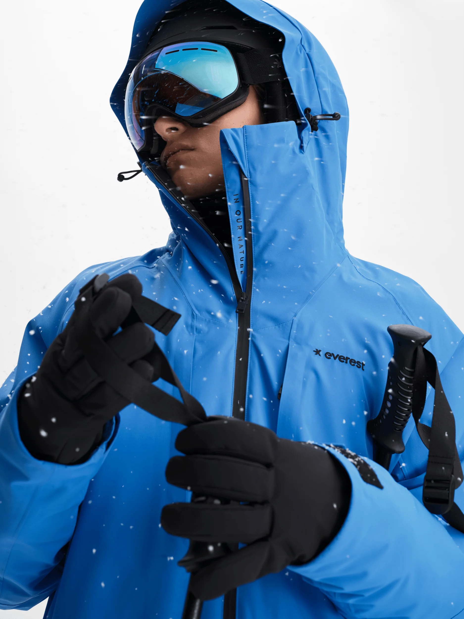 SKI JACKET AZURE BLUE MEN - Image 3
