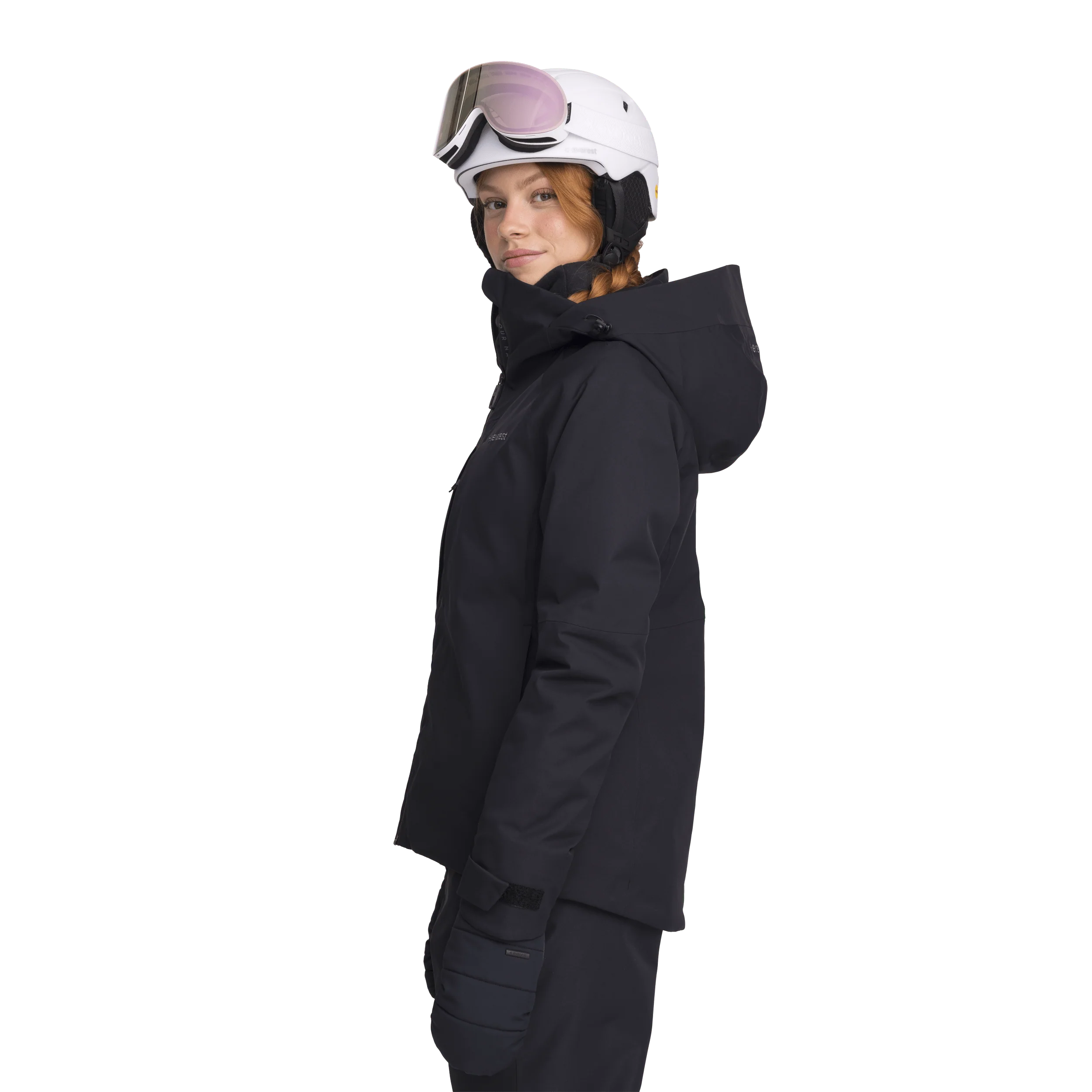SKI JACKET BLACK WOMEN - Image 4