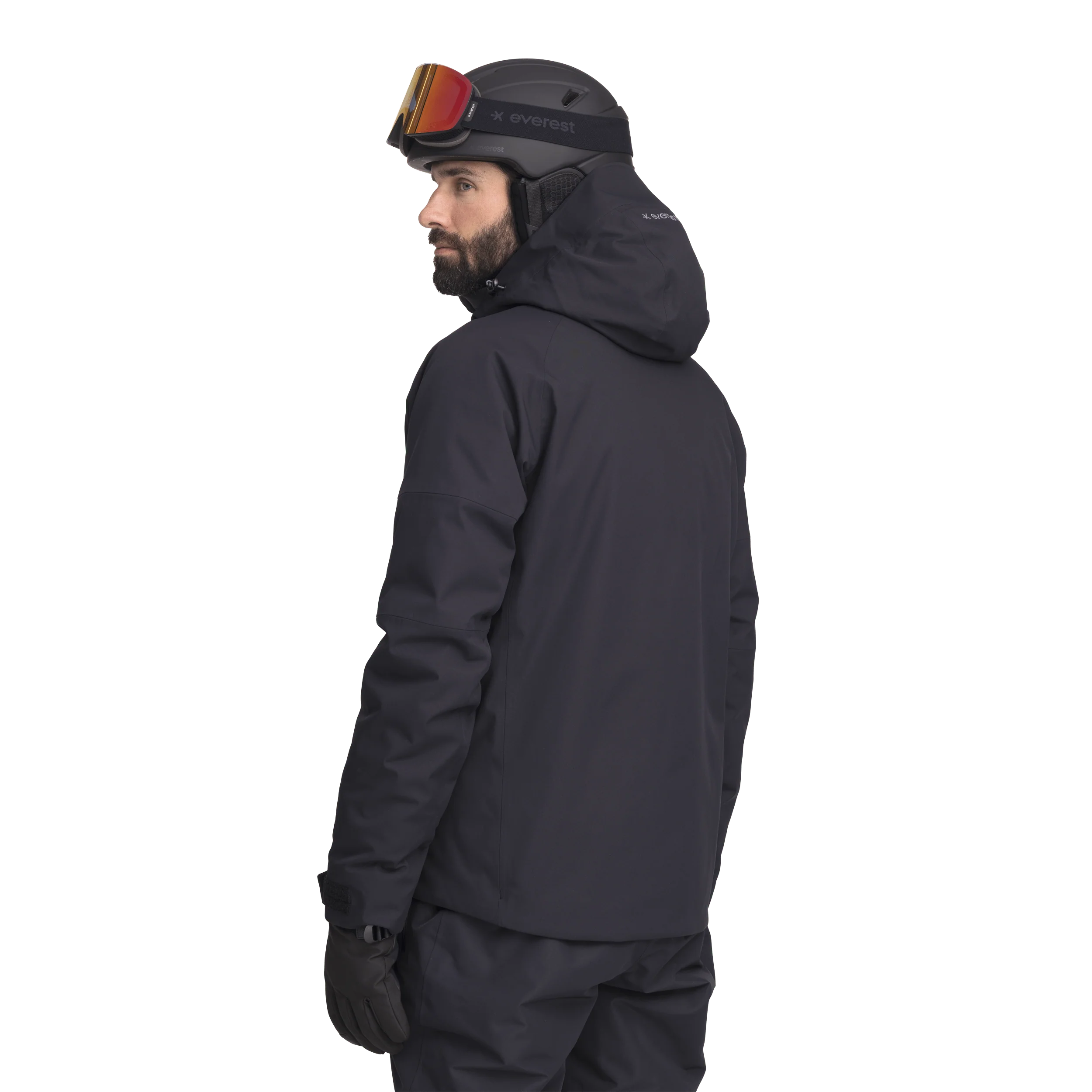 SKI JACKET BLACK MEN - Image 3