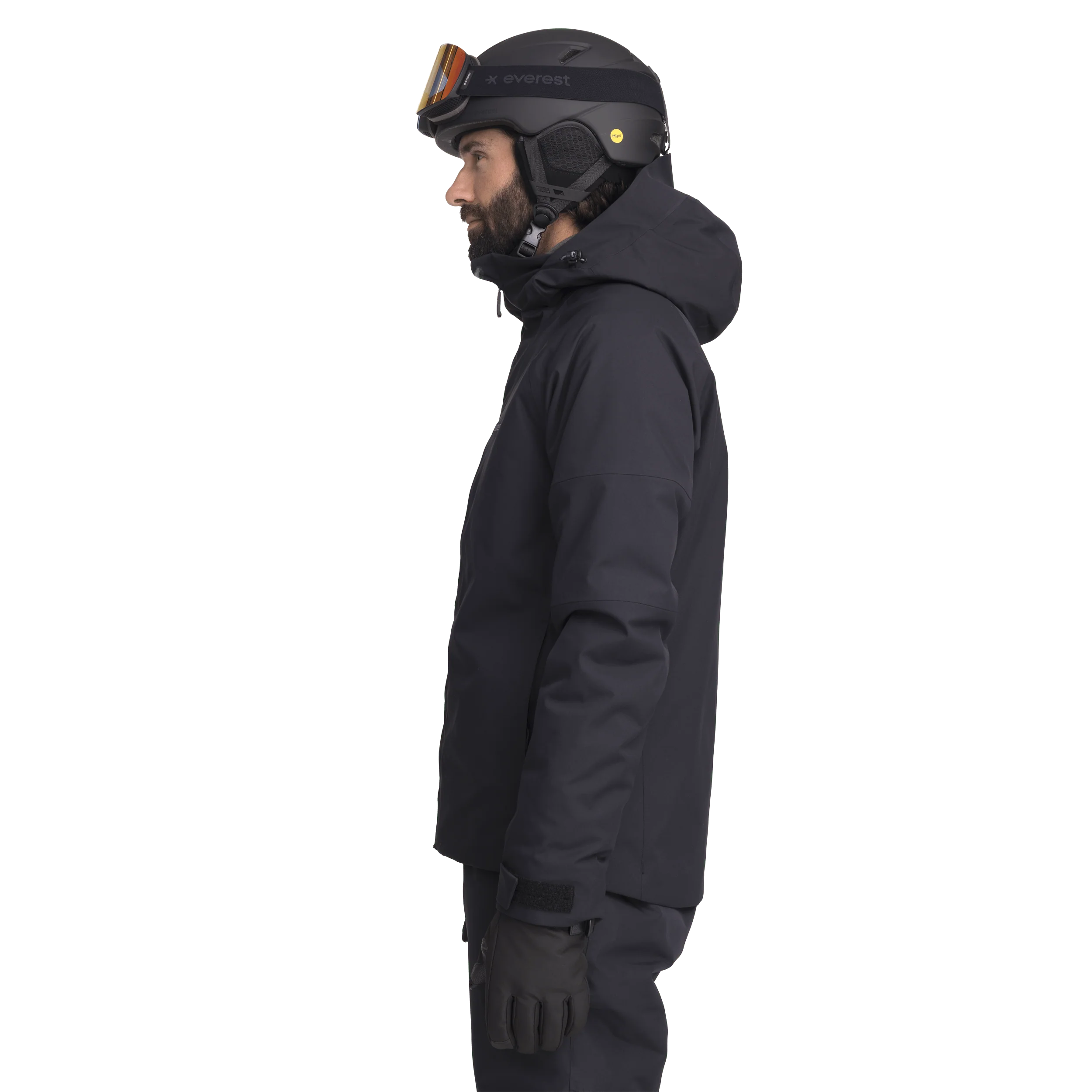 SKI JACKET BLACK MEN - Image 4