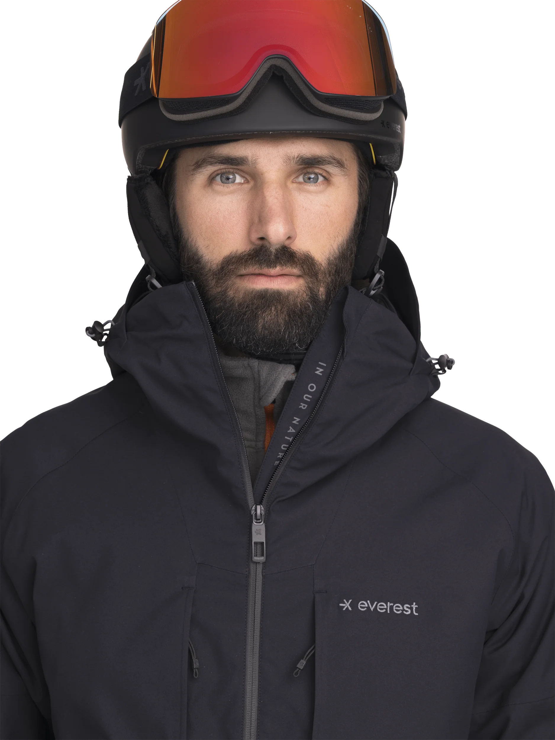 SKI JACKET BLACK MEN - Image 5