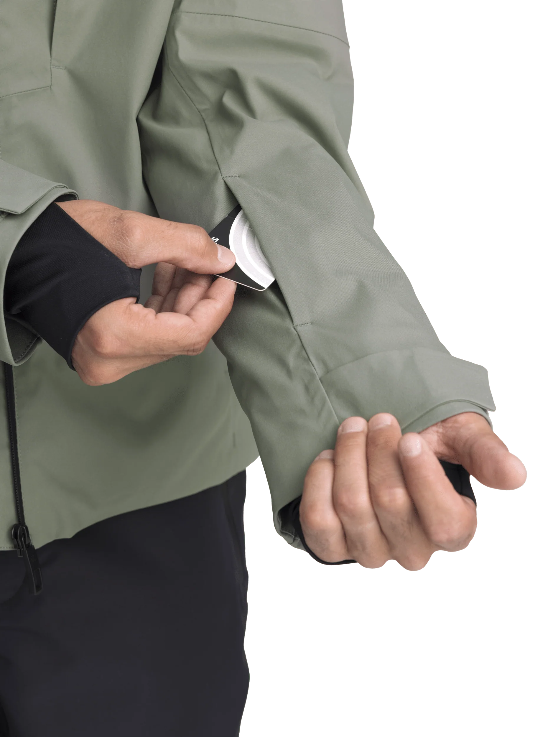 SKI JACKET KHAKI GREY MEN - Image 7