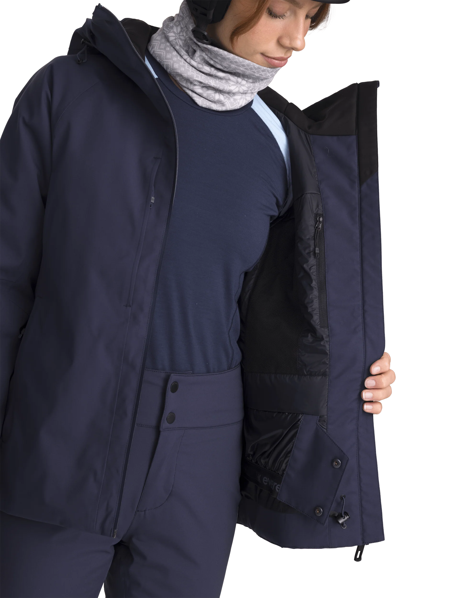 SKI JACKET NAVY WOMEN - Image 6