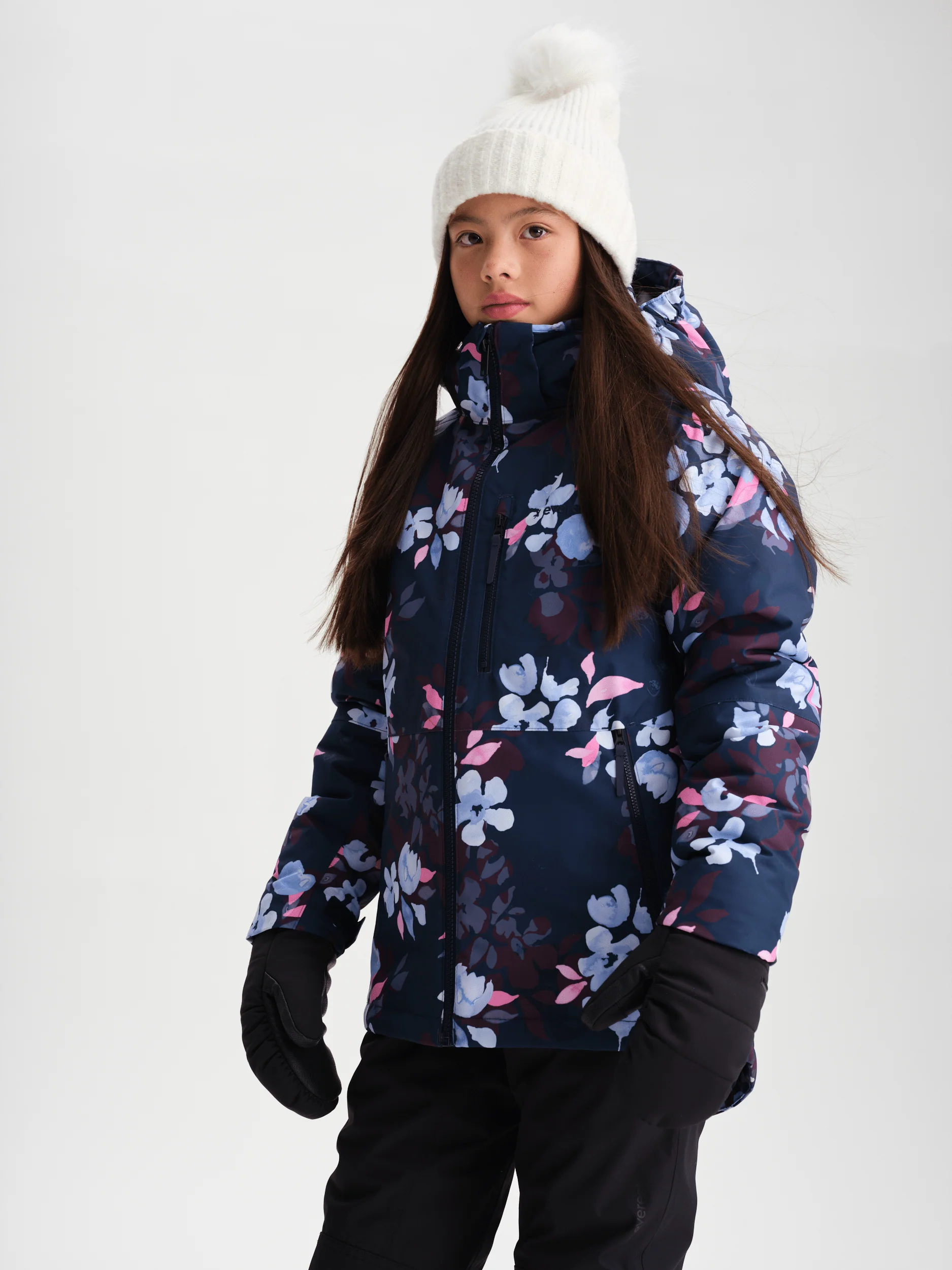 SNOW JACKET FLOWER PRINT