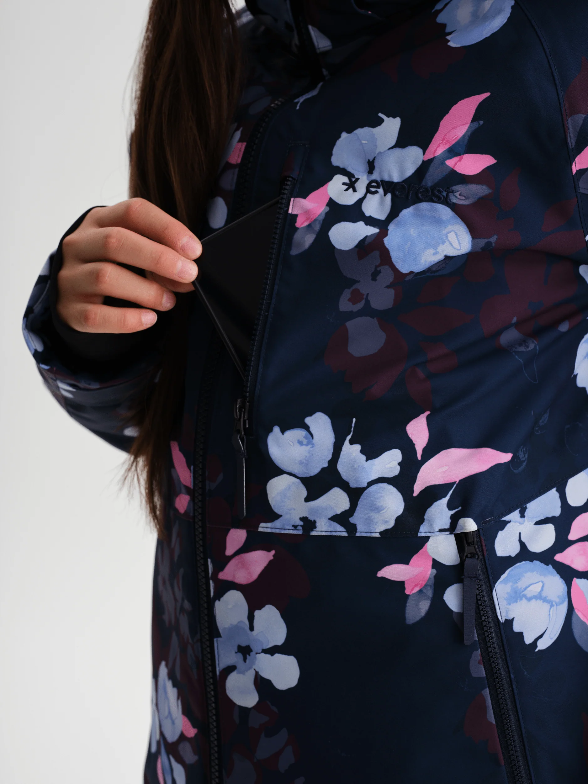 SNOW JACKET FLOWER PRINT - Image 4