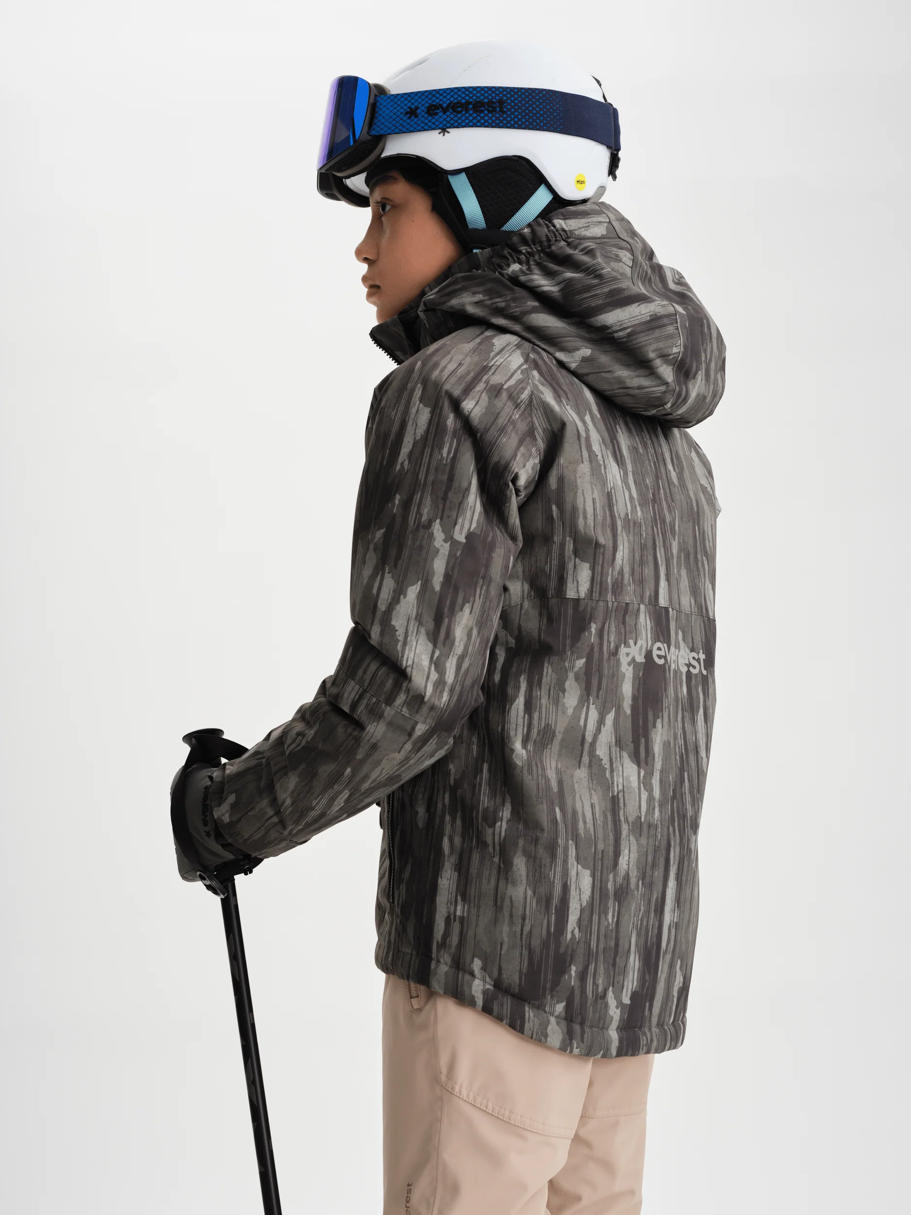 SNOW JACKET KHAKI PRINT - Image 3