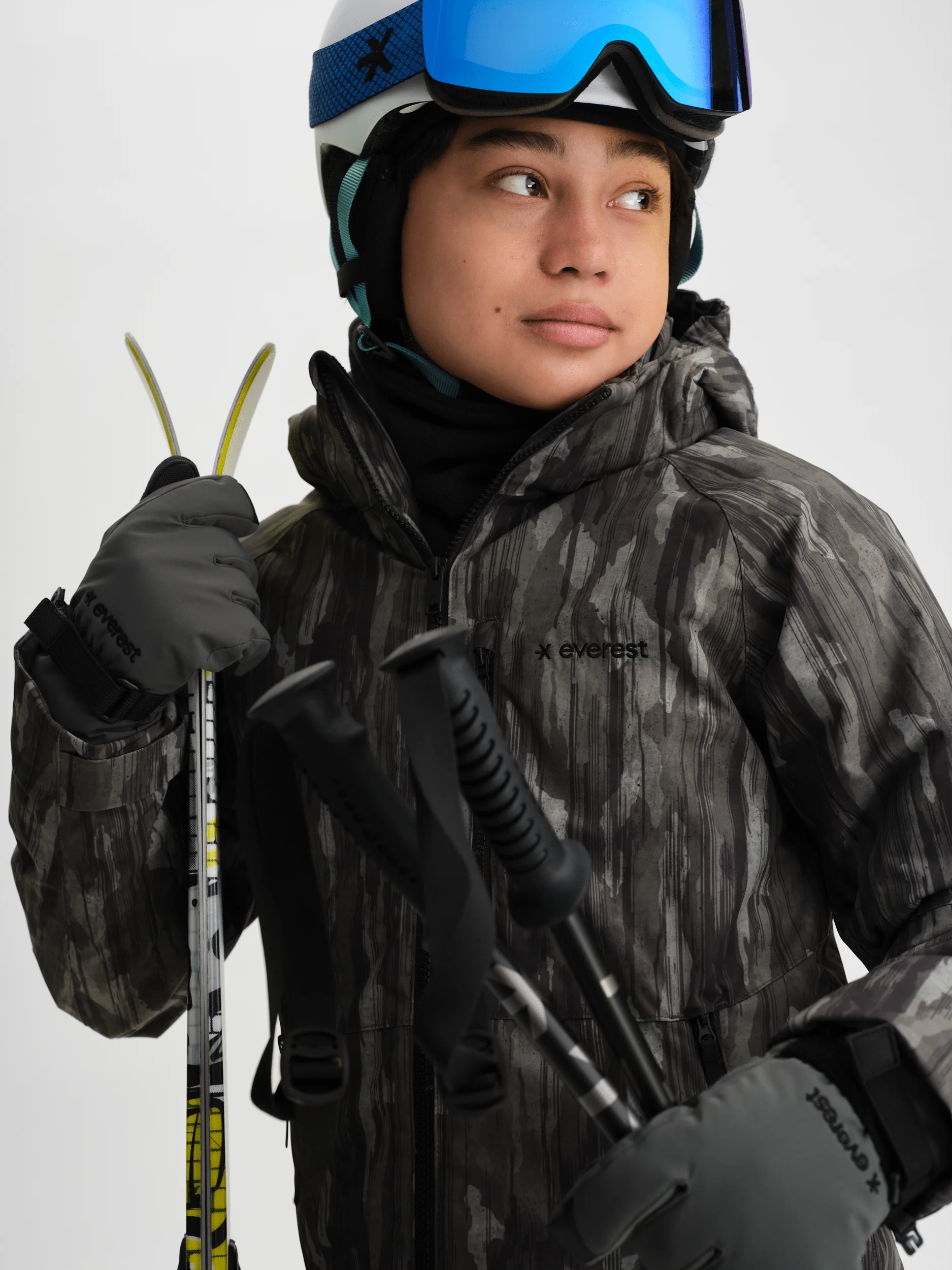 SNOW JACKET KHAKI PRINT - Image 4