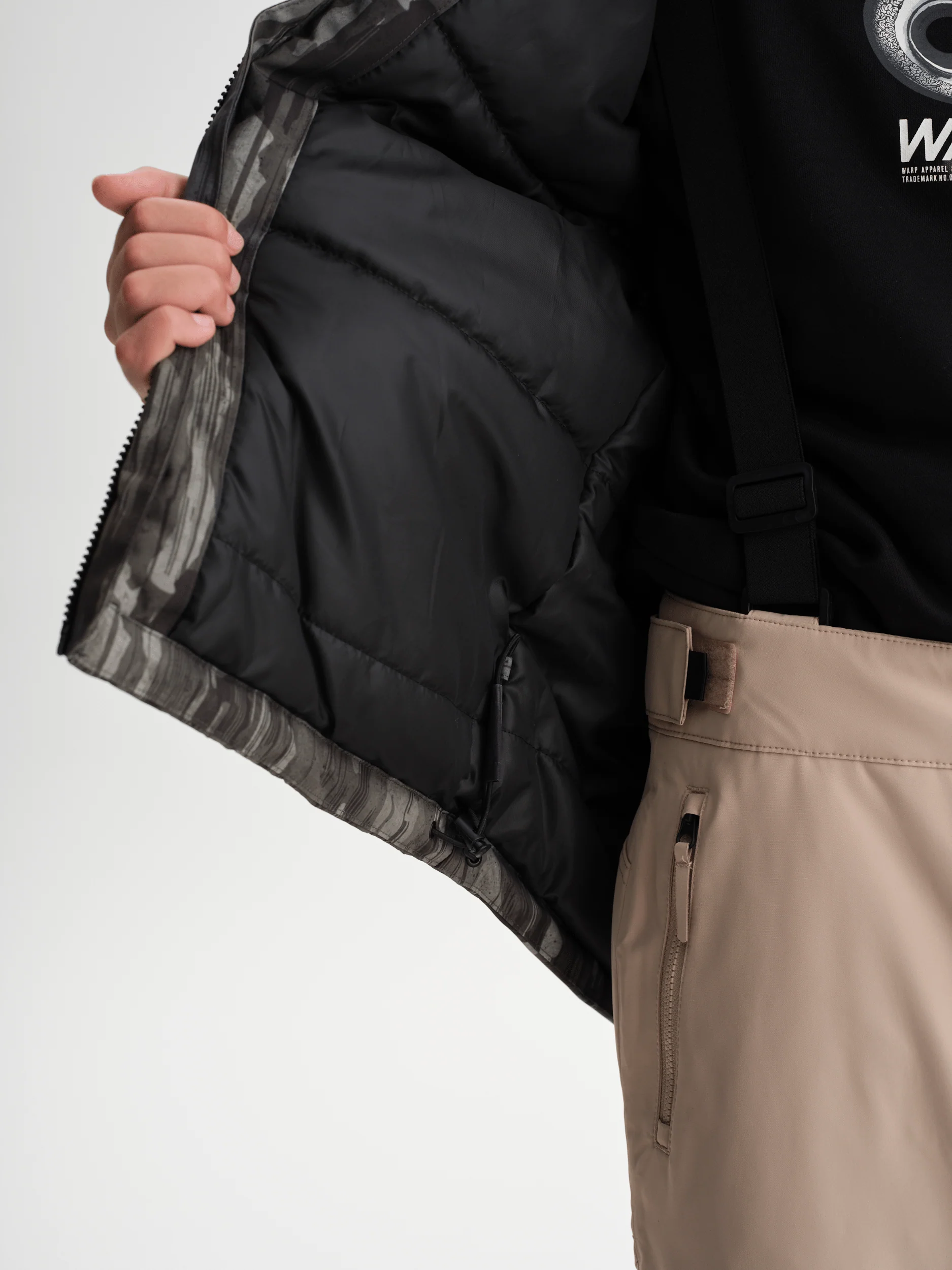 SNOW JACKET KHAKI PRINT - Image 6